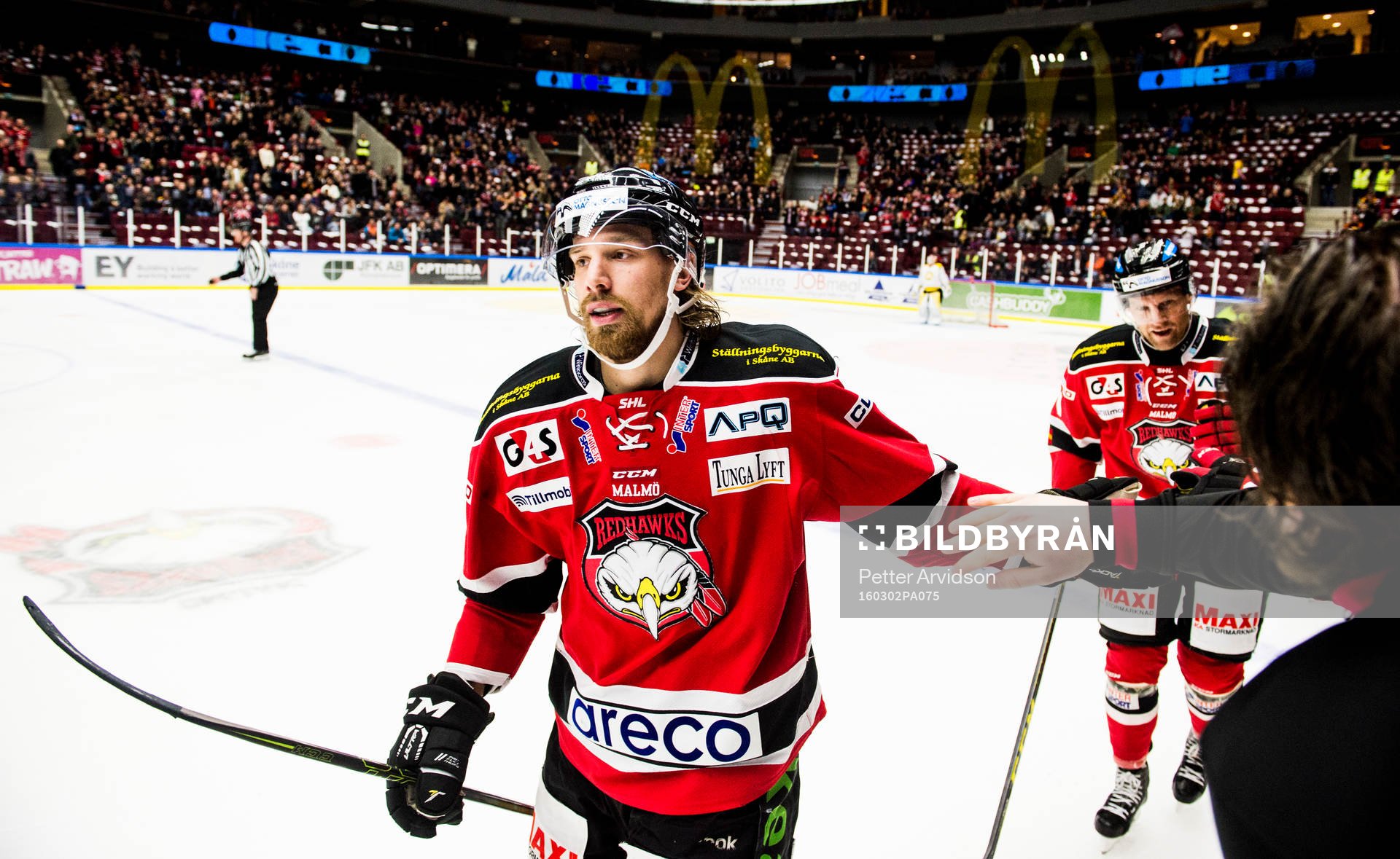 Malmö Redhawks Andreas Thuresson jublar