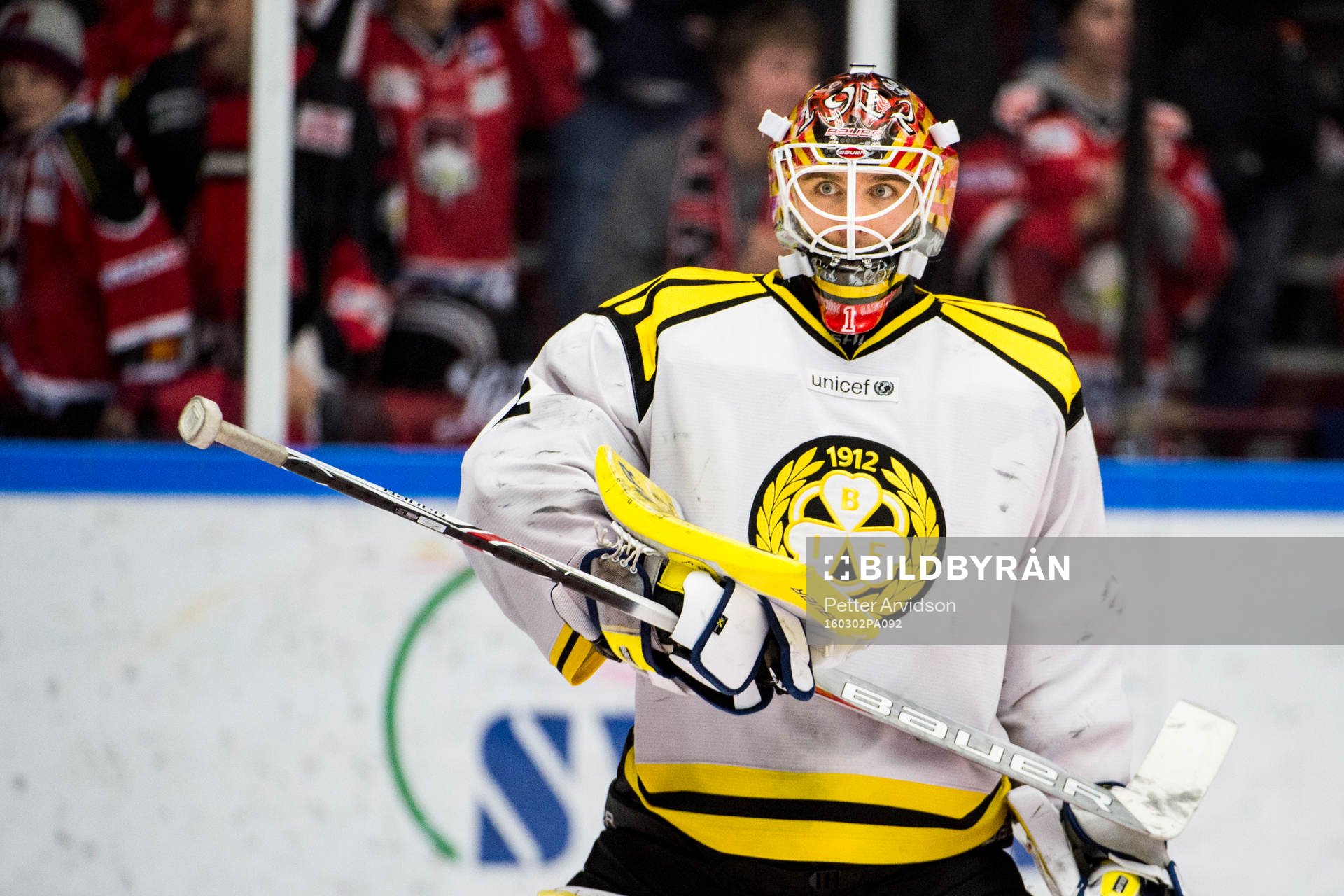Brynäs målvakt Felix Sandström