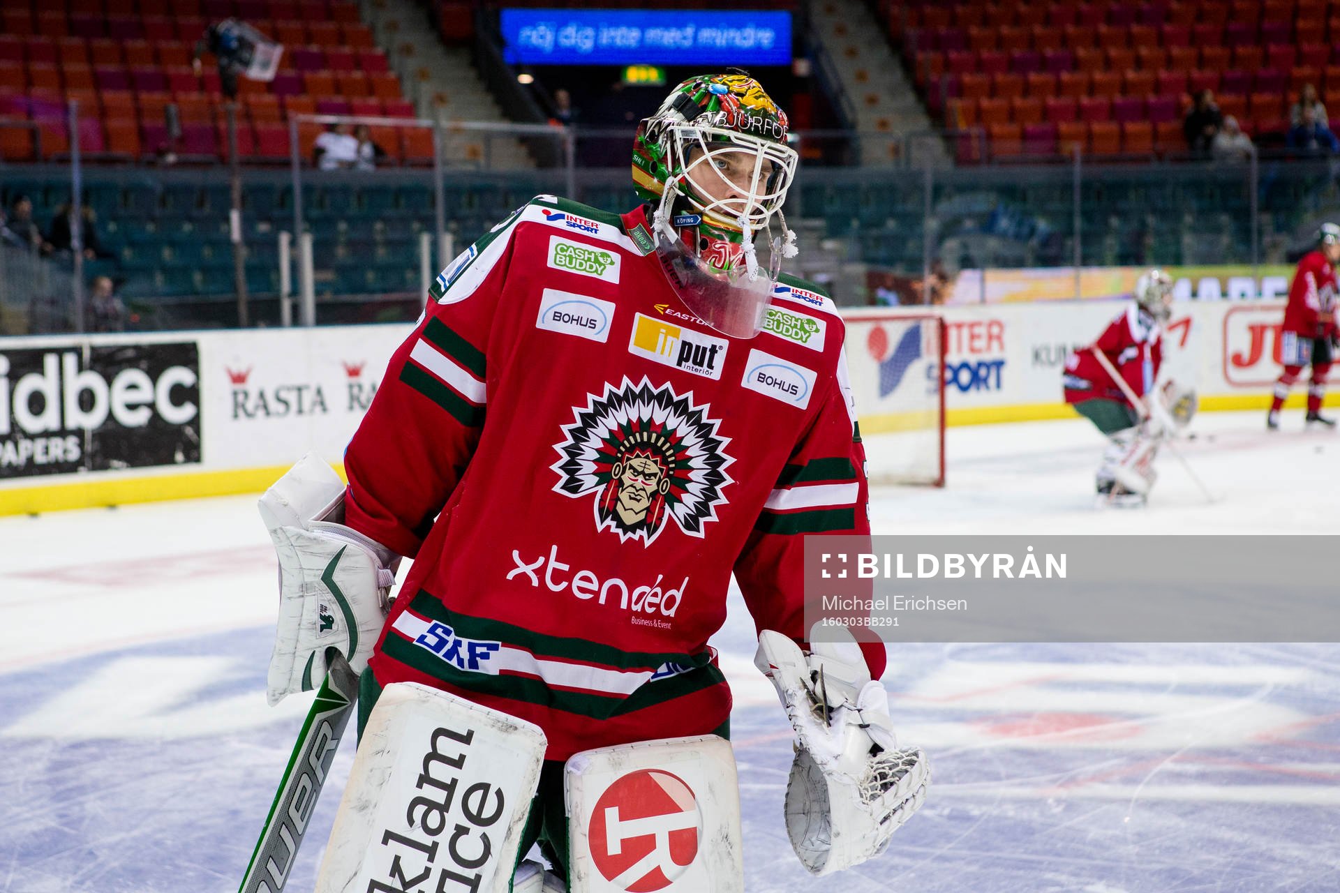 Frölundas målvakt Johan Gustafsson