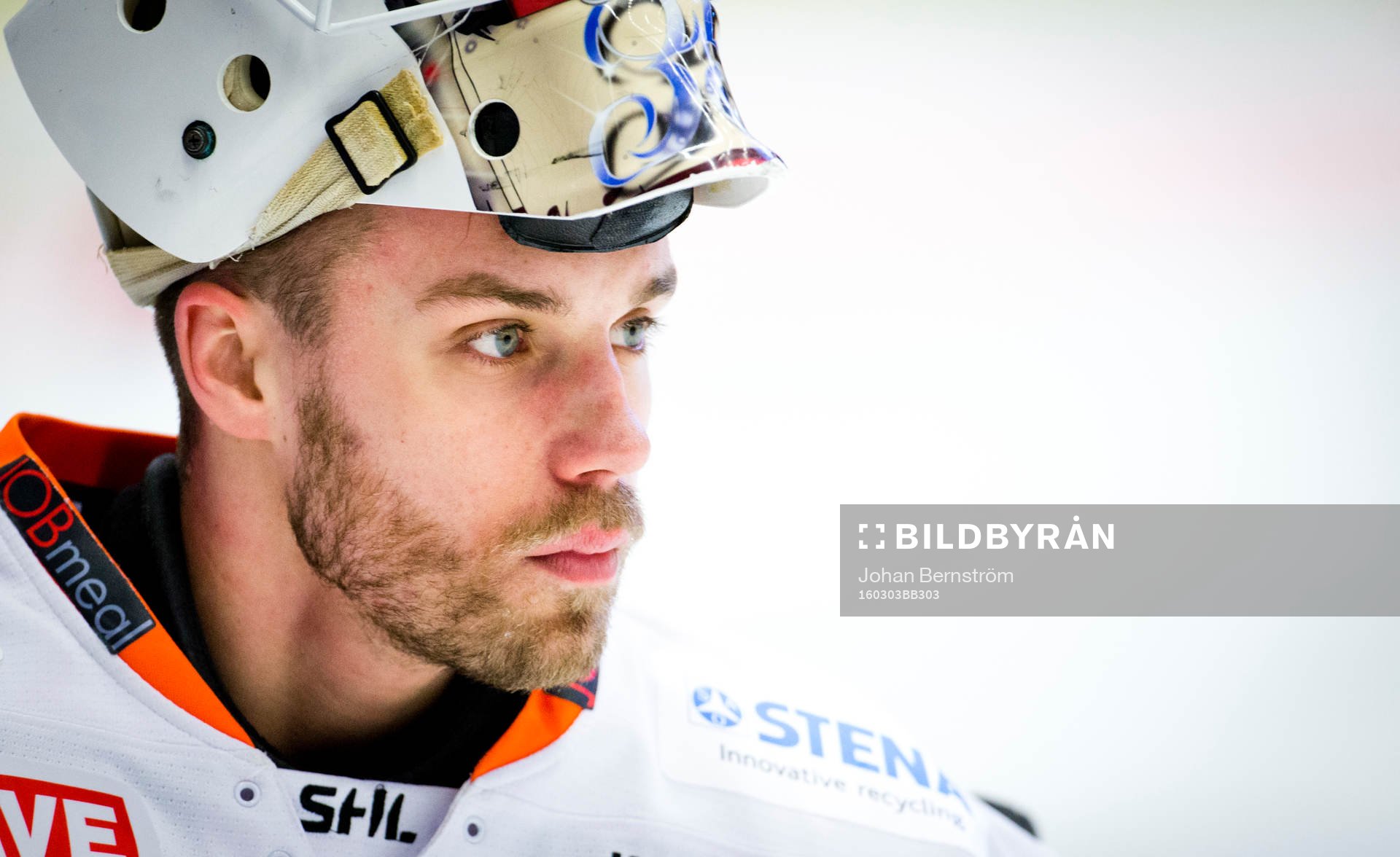 Karlskronas målvakt Tim Sandberg gör sin första matchen