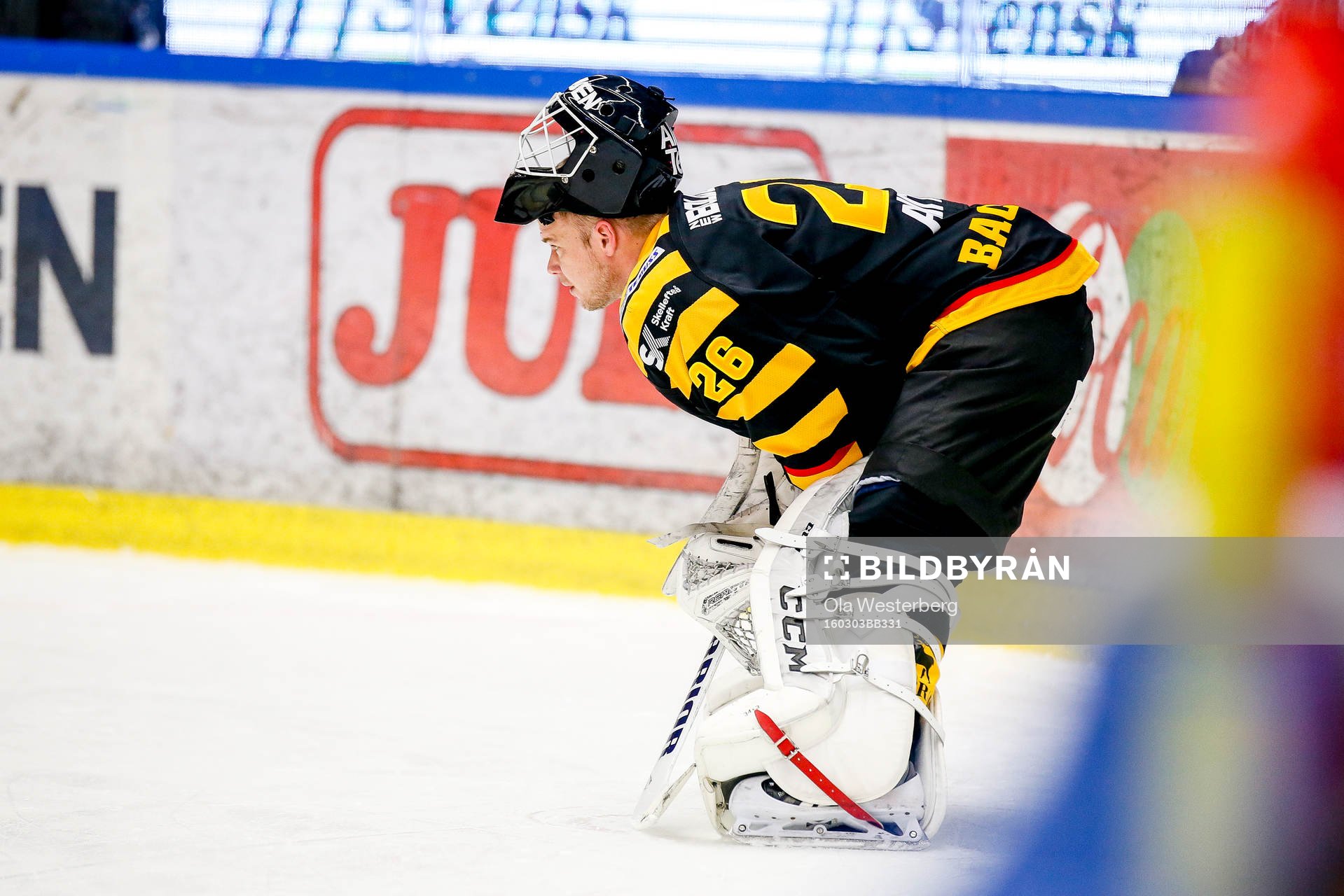 Skellefteås målvakt Johan Backlund