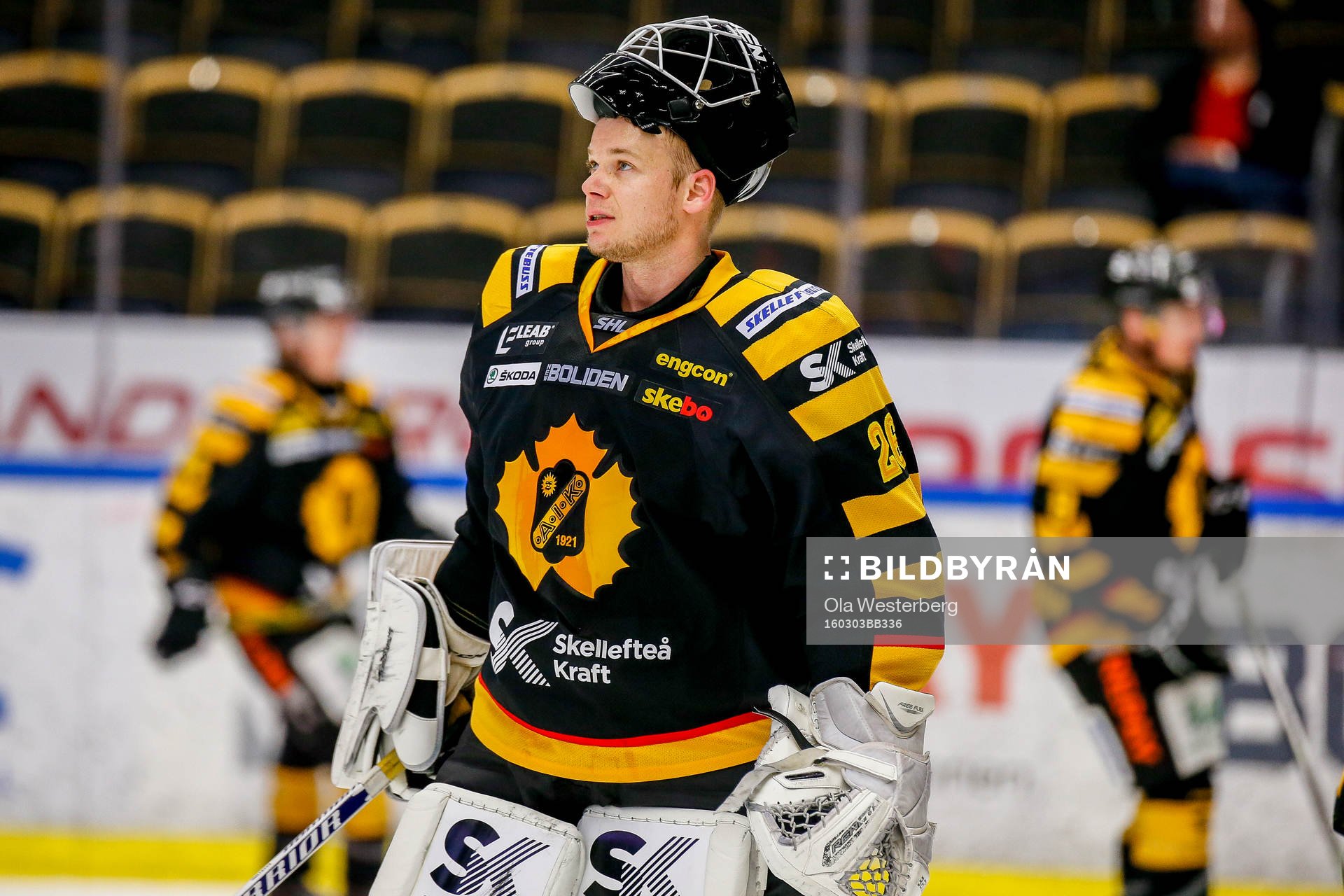 Skellefteås målvakt Johan Backlund