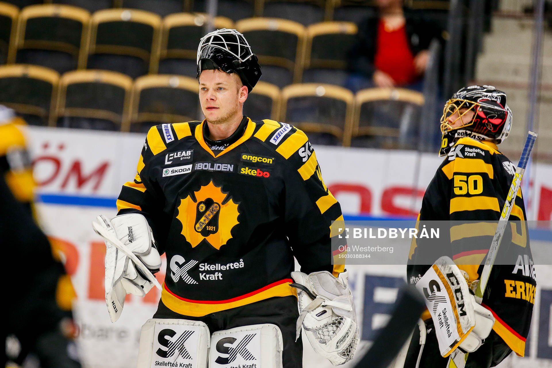 Skellefteås målvakt Johan Backlund