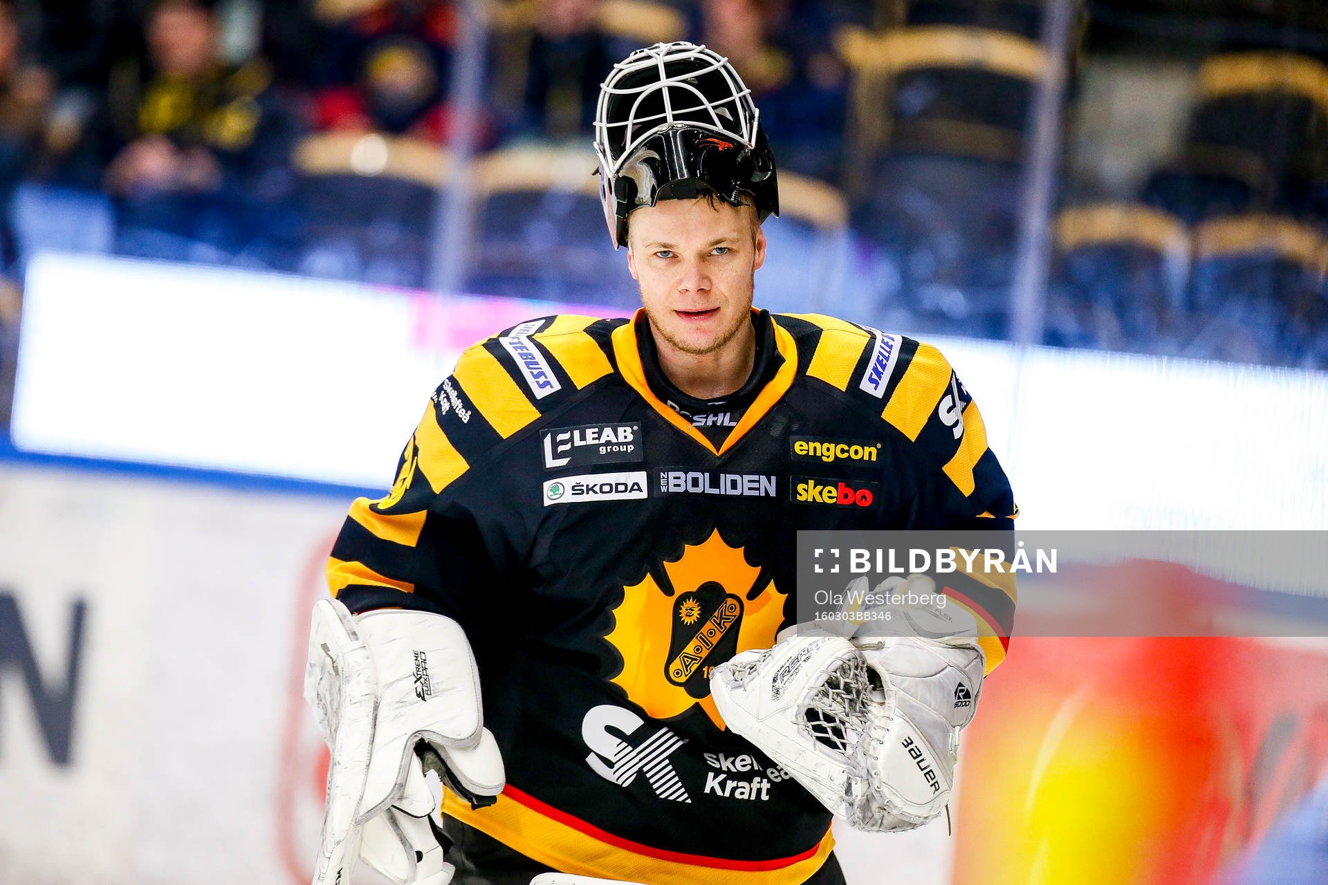 Skellefteås målvakt Johan Backlund