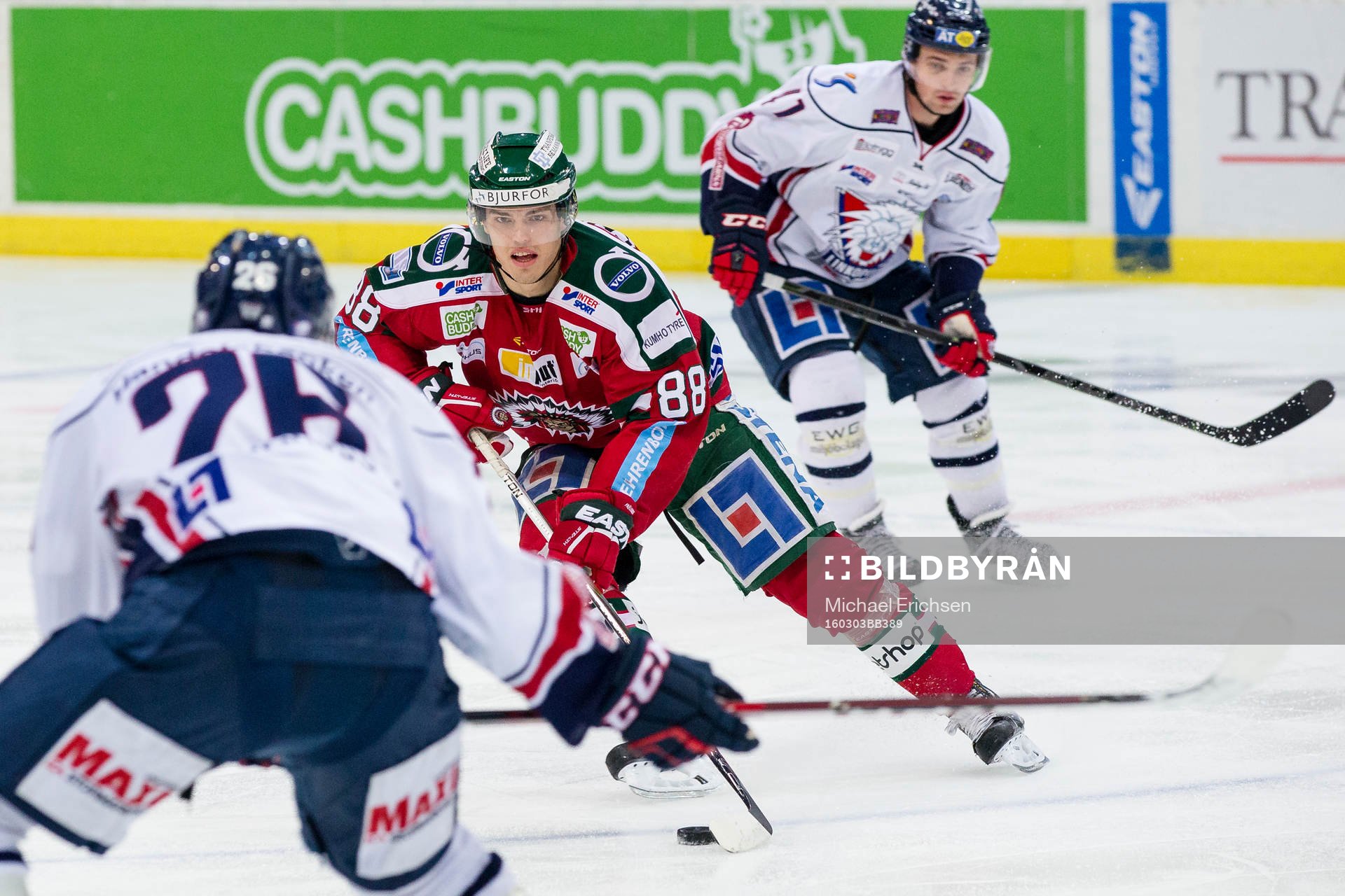 Frölundas Andreas Johnson mot Linköpings Jens Jakobs