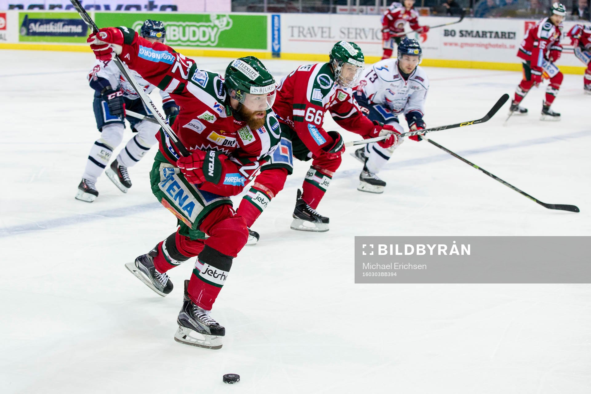 Frölundas Robin Figren laddar för skott