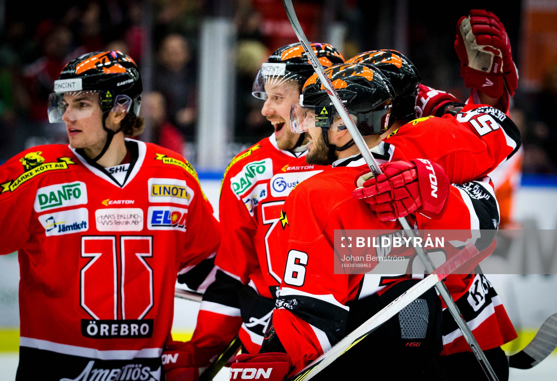 Örebros Jakub Krejcik gör 2-0 och jublar med Johan