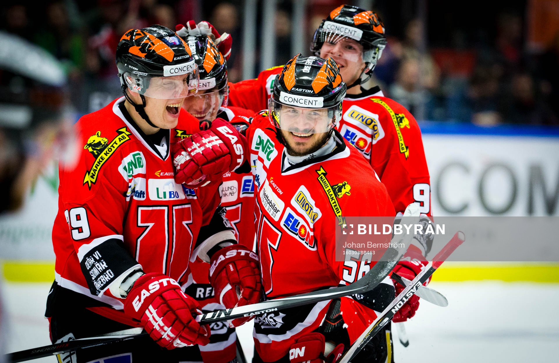 Örebros Jakub Krejcik gör 2-0 och jublar med Johan