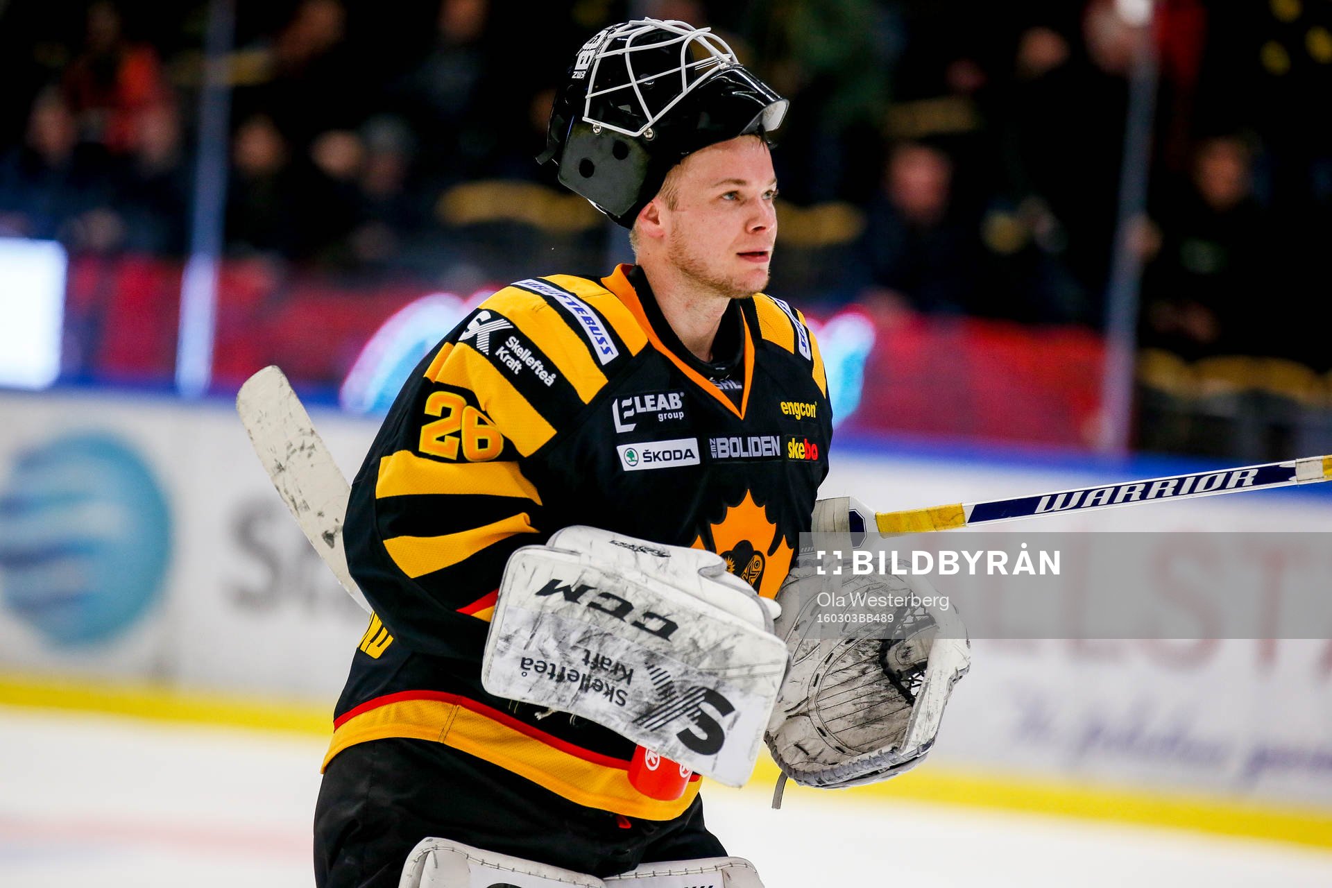 Skellefteås målvakt Johan Backlund