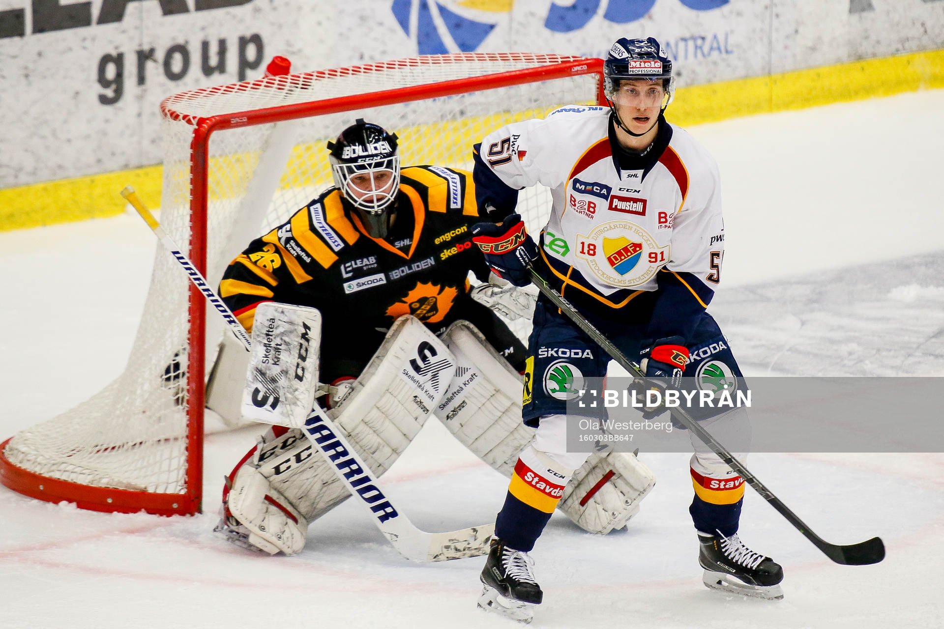 Skellefteås målvakt Johan Backlund