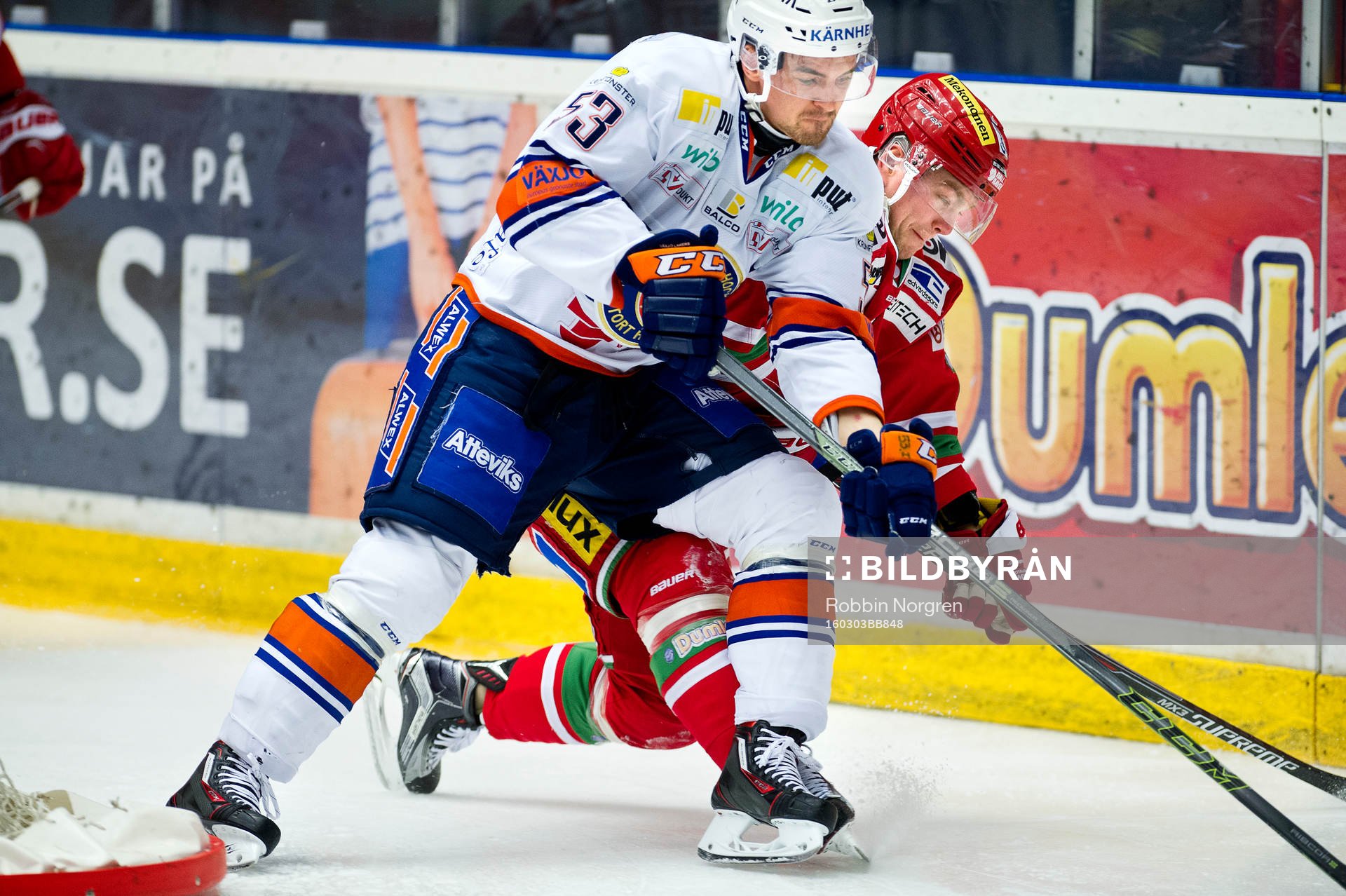Växjös Eddie Larsson och Modos Per-Åge Skröder