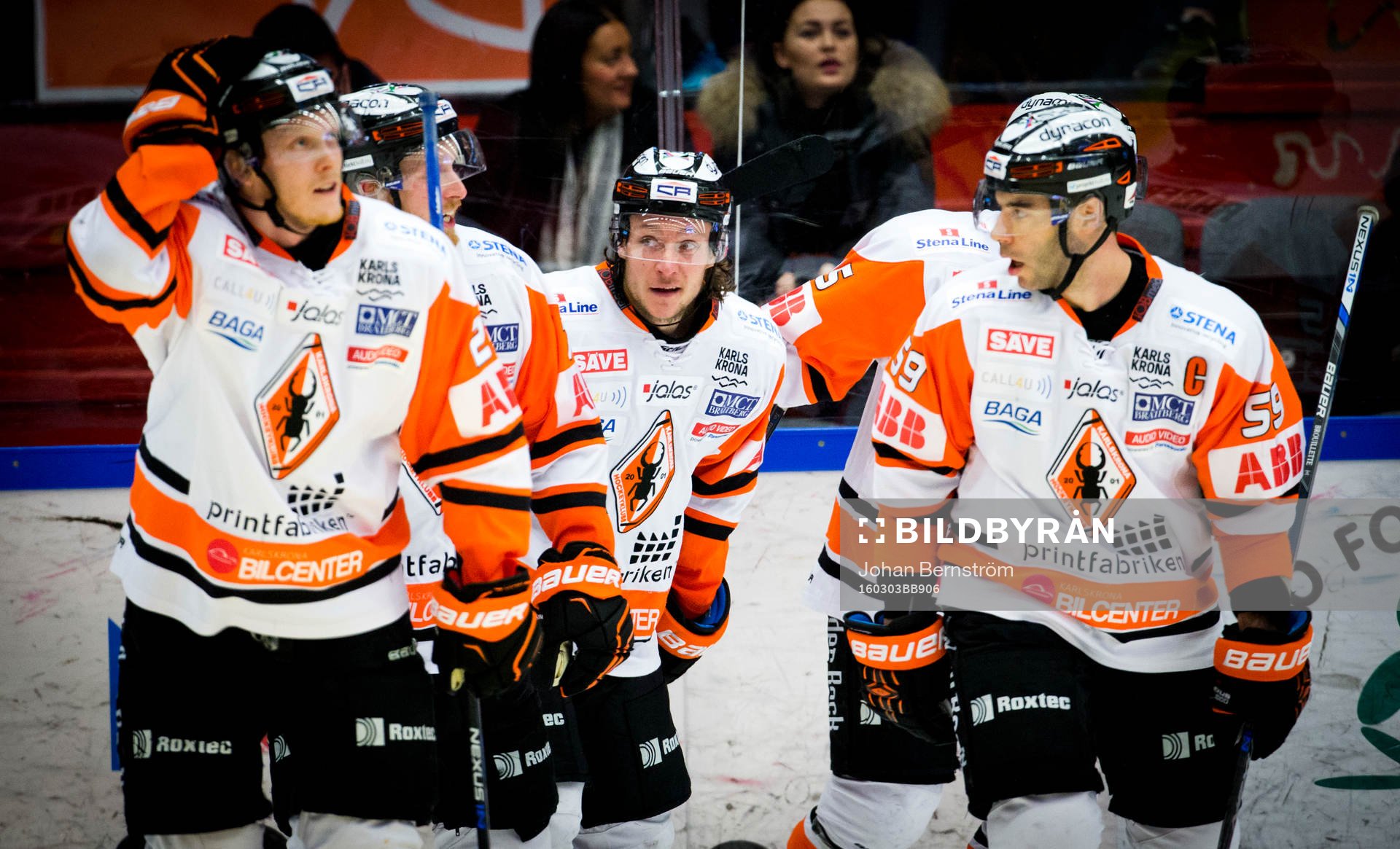 Karlskronas Jesper Olofsson gör 2-2 med 9 sekunder kvar av