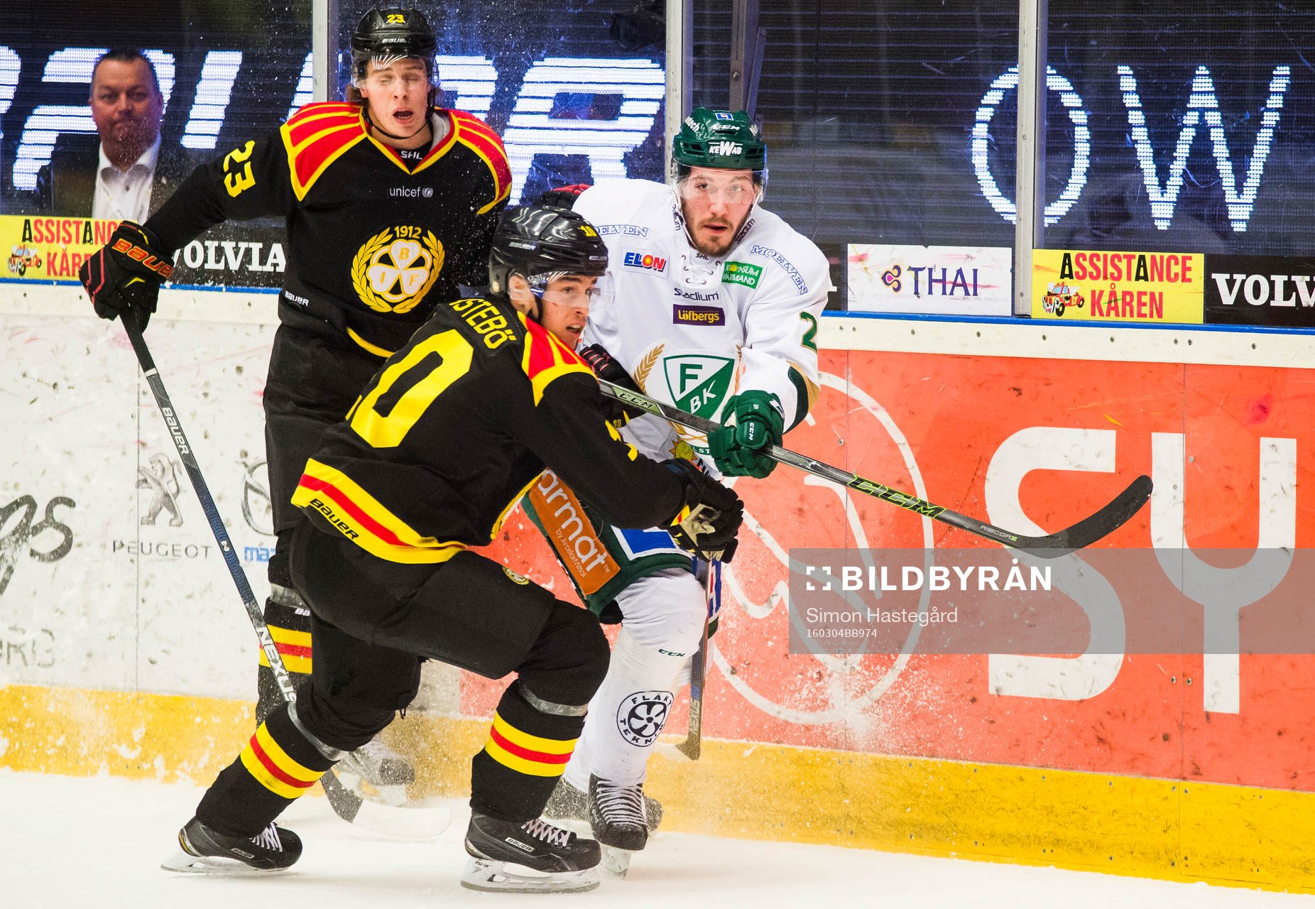 Brynäs Lucas Carlsson och Mattias Nörstebö mot