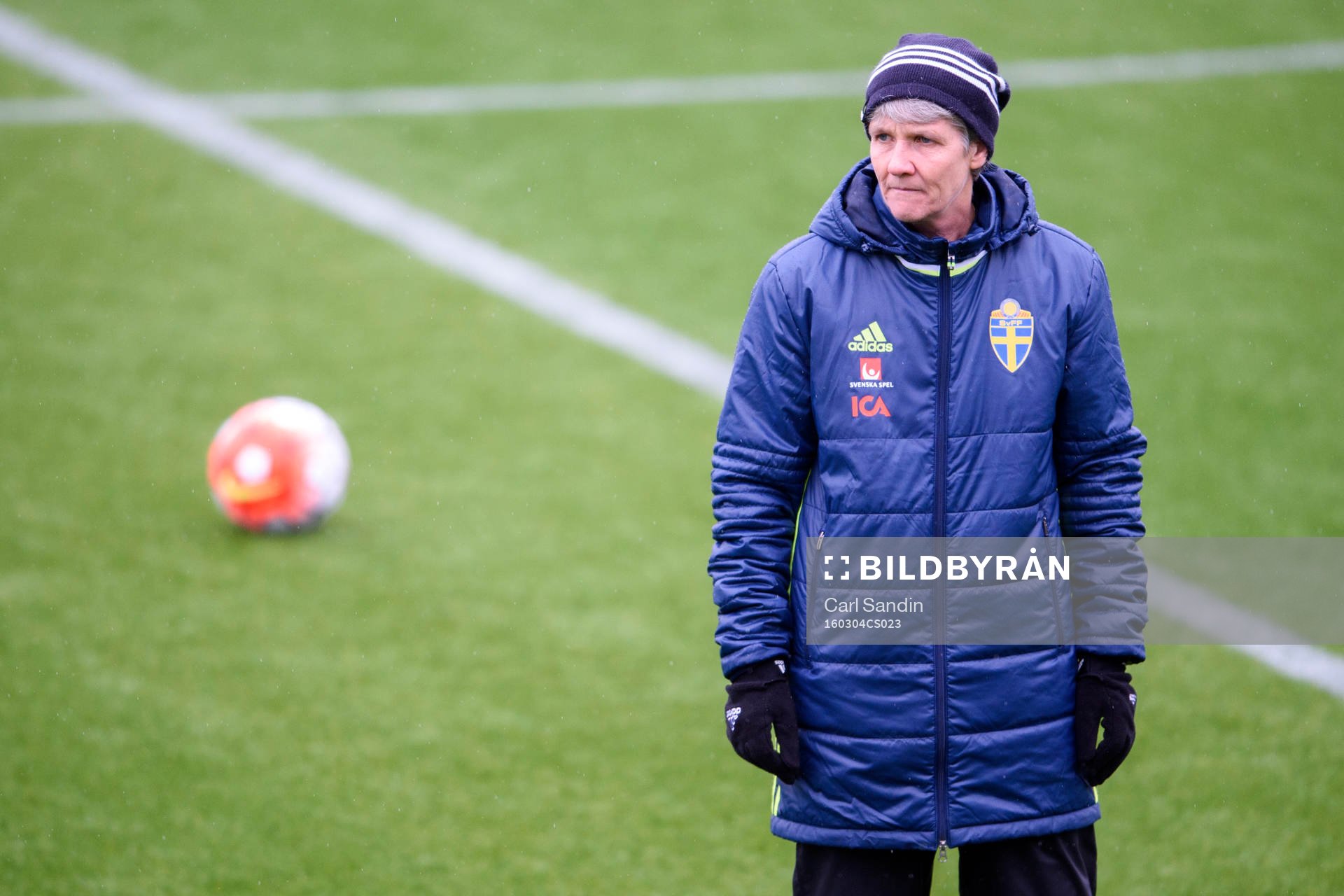 Sveriges förbundskapten Pia Sundhage