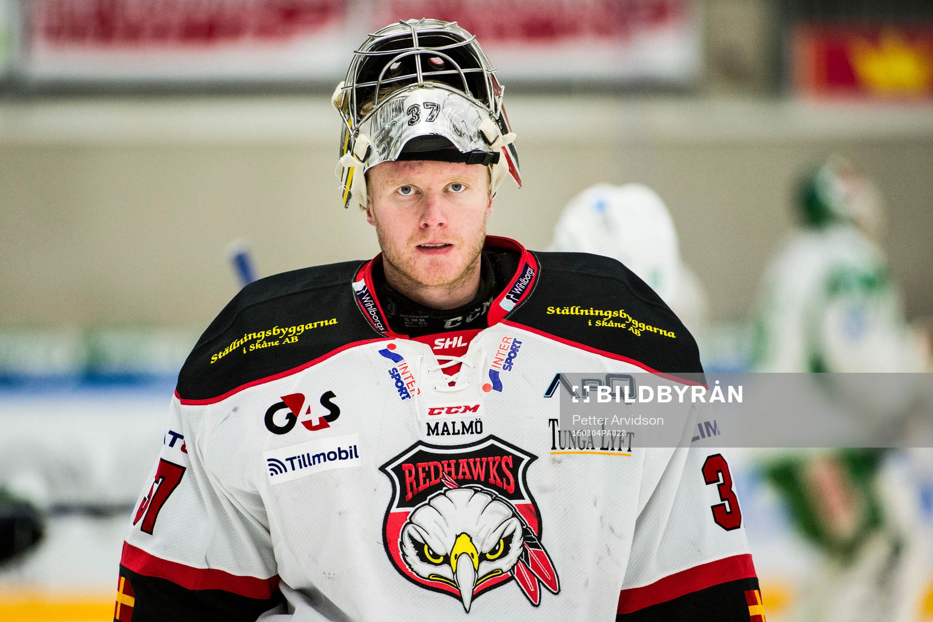 Malmö Redhawks målvakt Jonas Gunnarsson