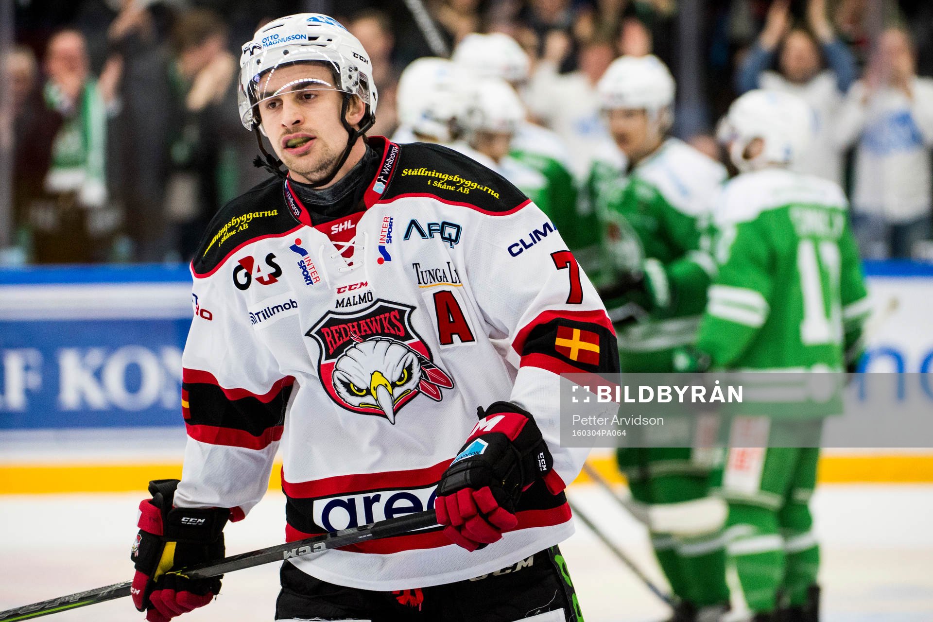 Malmö Redhawks Nils Andersson deppar