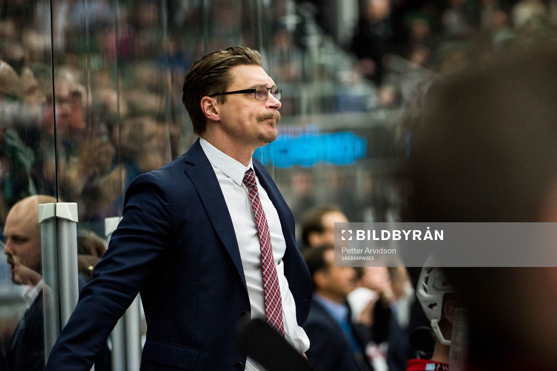 Malmö Redhawks tränare Björn Hellkvist deppar