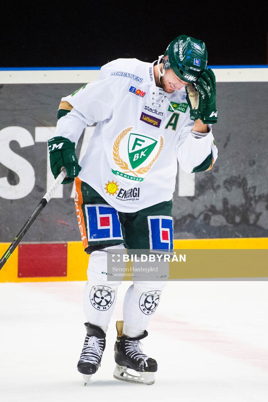 Färjestads Ole-Kristian Tollefsen deppar