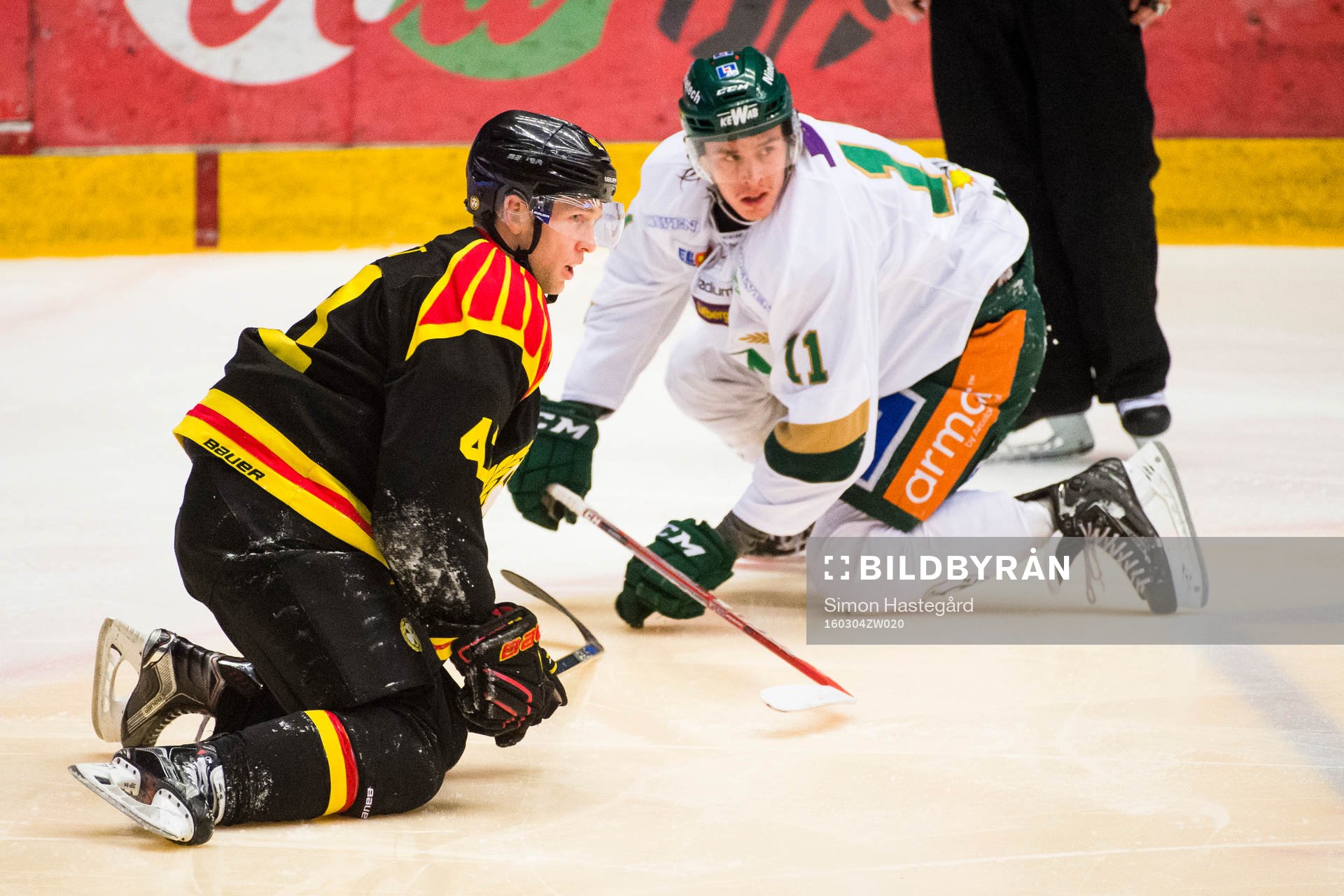 Brynäs Greg Scott och Färjestads Joakim Nygård