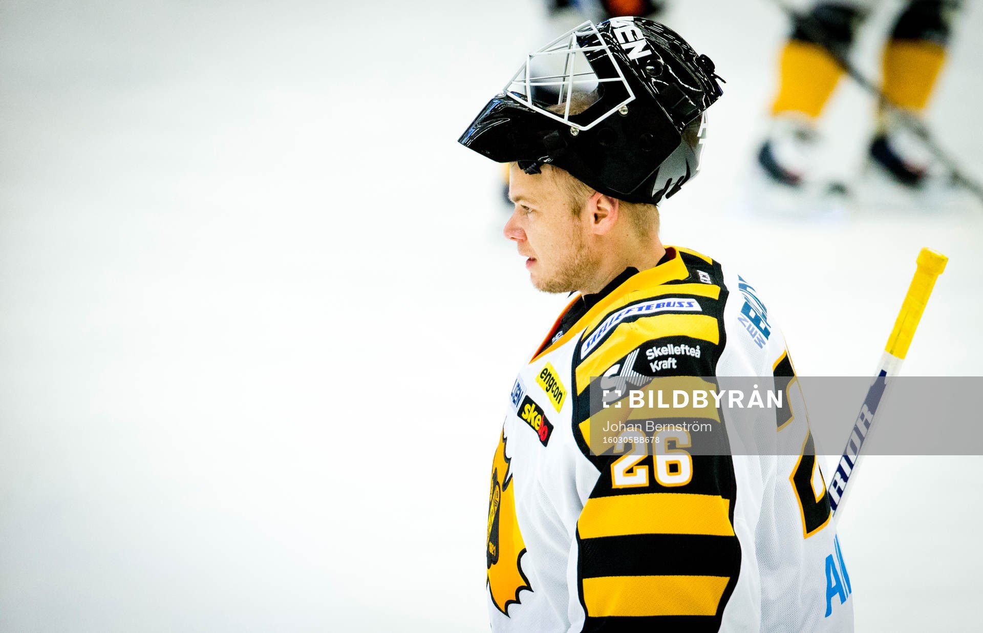 Skellefteås målvakt Johan Backlund