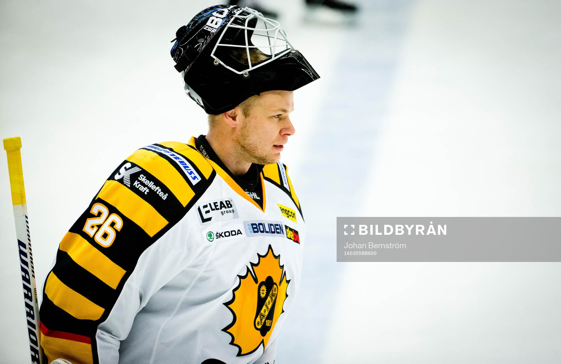 Skellefteås målvakt Johan Backlund