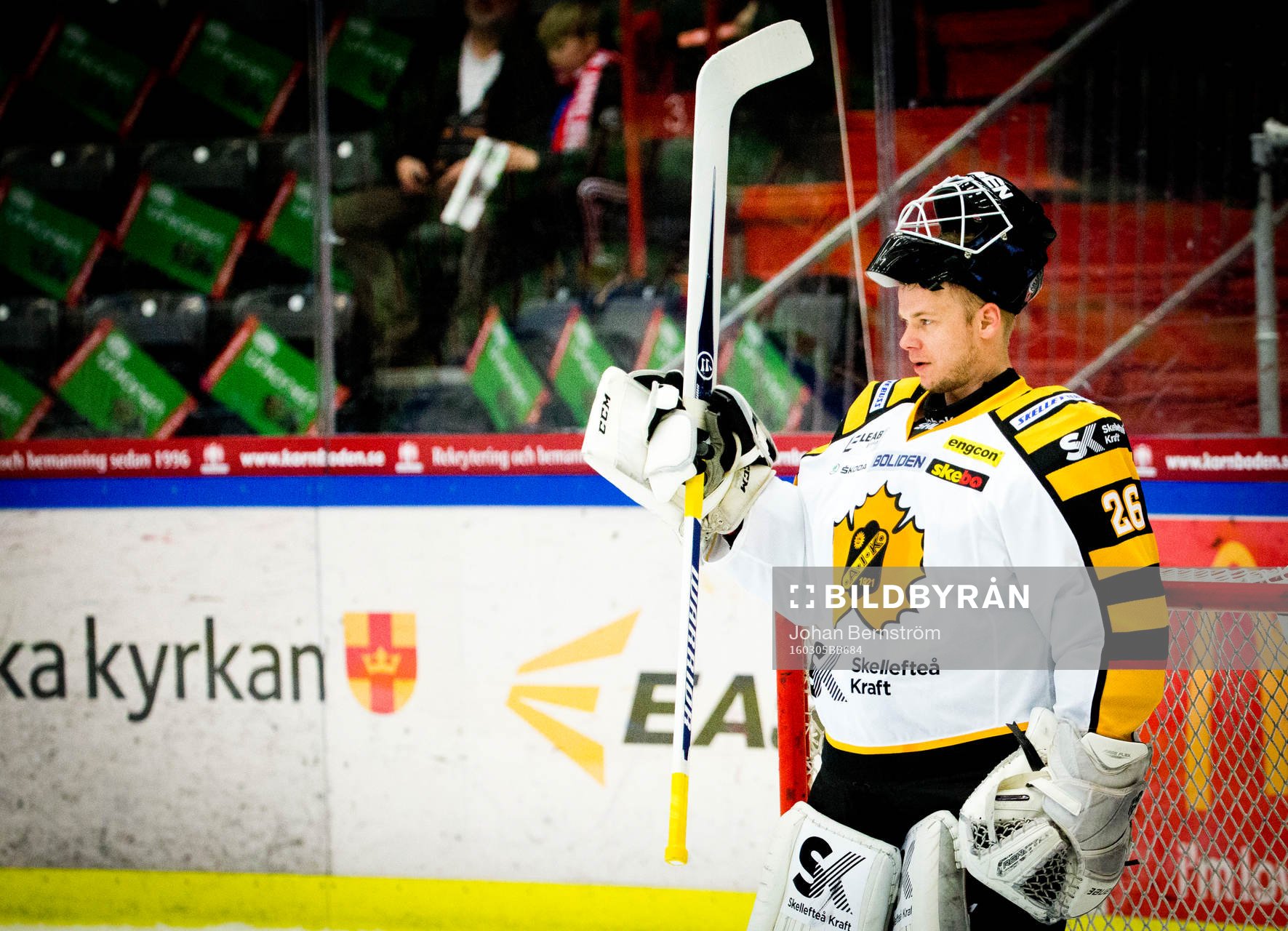Skellefteås målvakt Johan Backlund