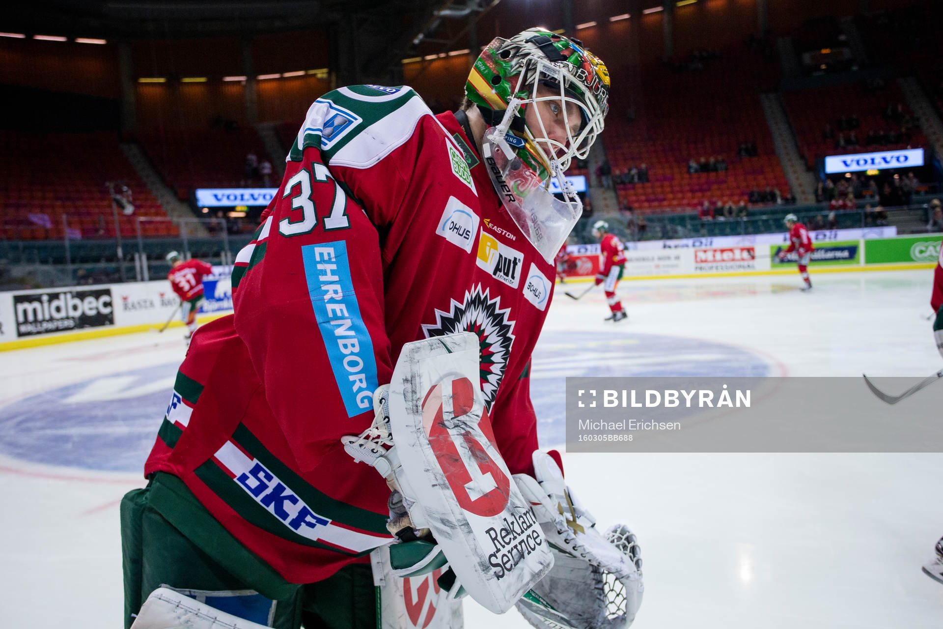 Frölundas målvakt Johan Gustafsson