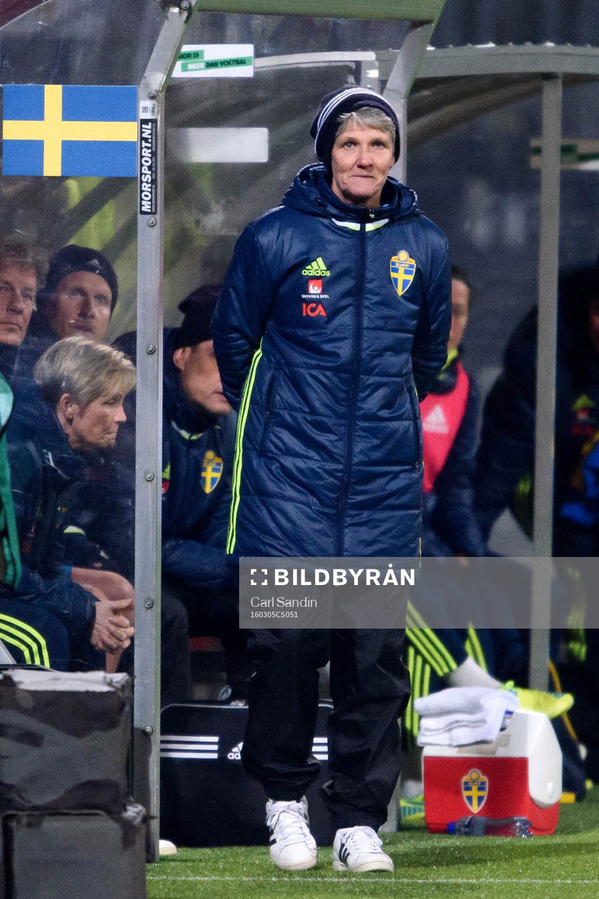 Sveriges förbundskapten Pia Sundhage
