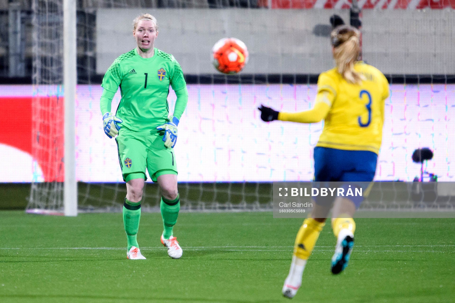 Sveriges målvakt Hedvig Lindahl