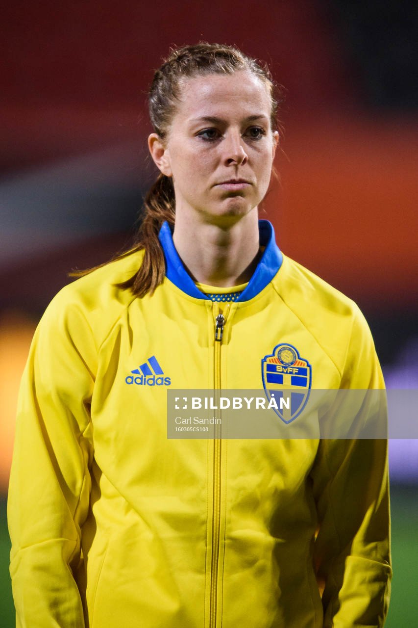 Sveriges Lotta Schelin vid lineup