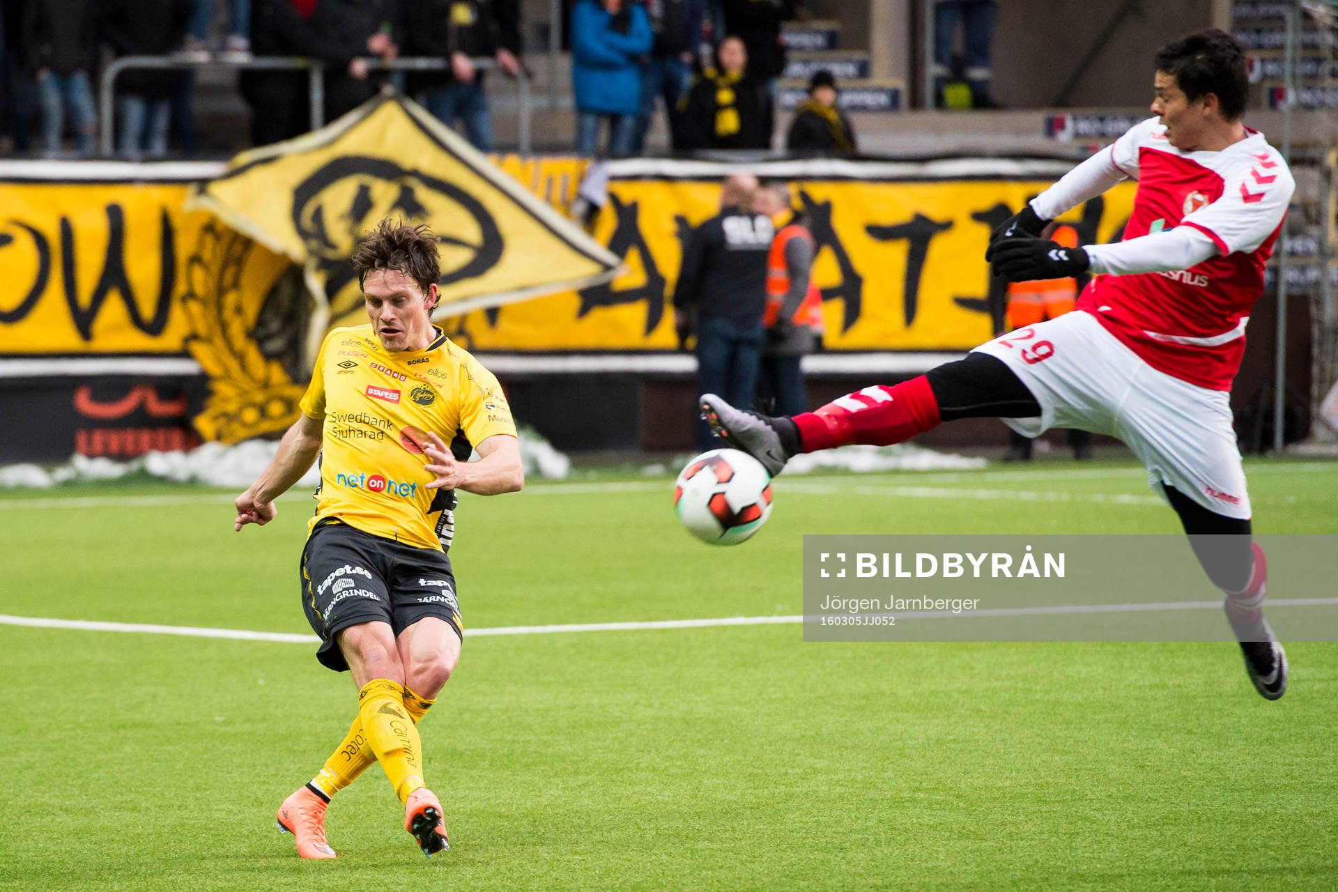 Elfsborgs Jörgen Horn och Kalmars Romário Pereira Sipião