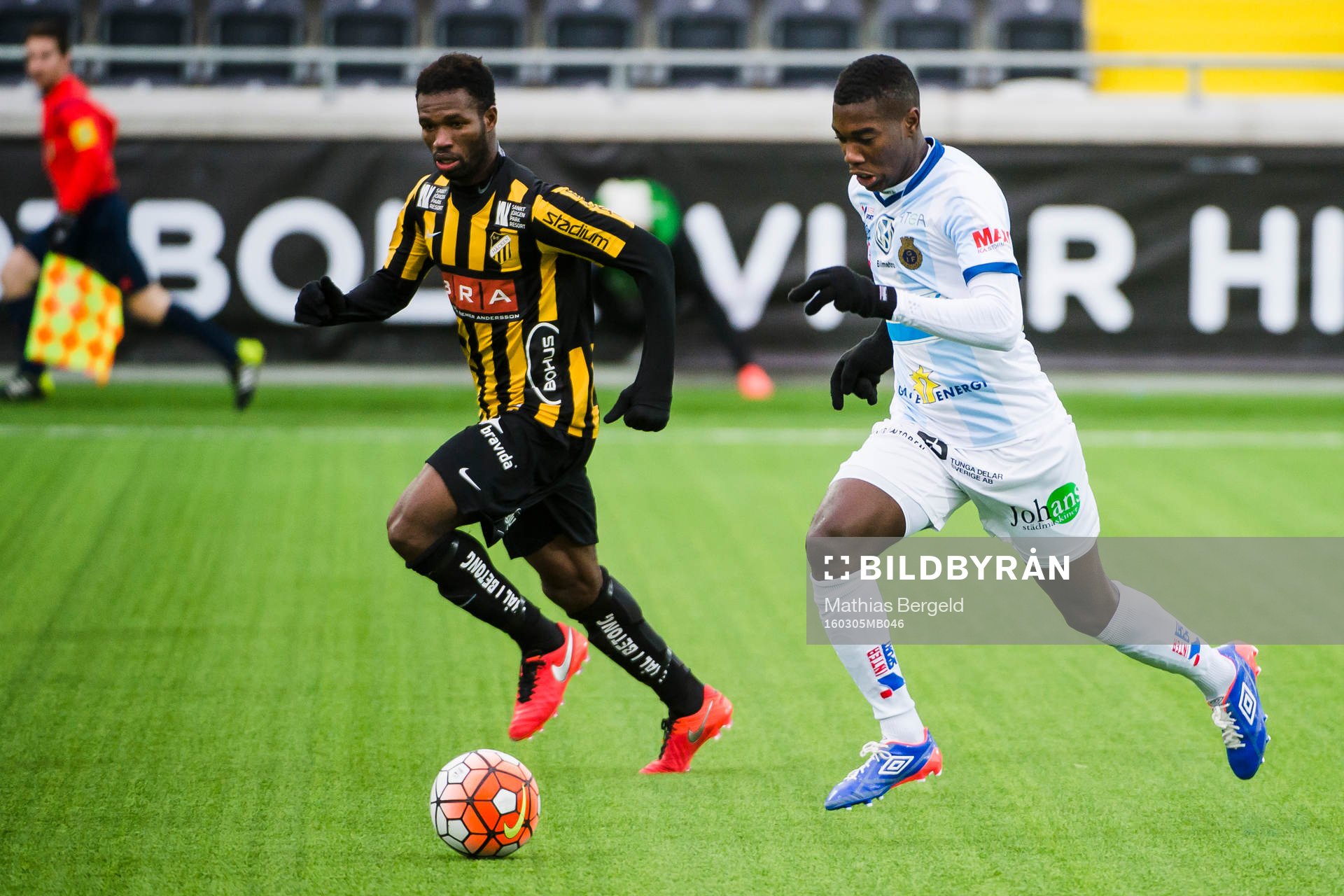 Häckens Mohammed Abubakari och Gefles Tshutshu