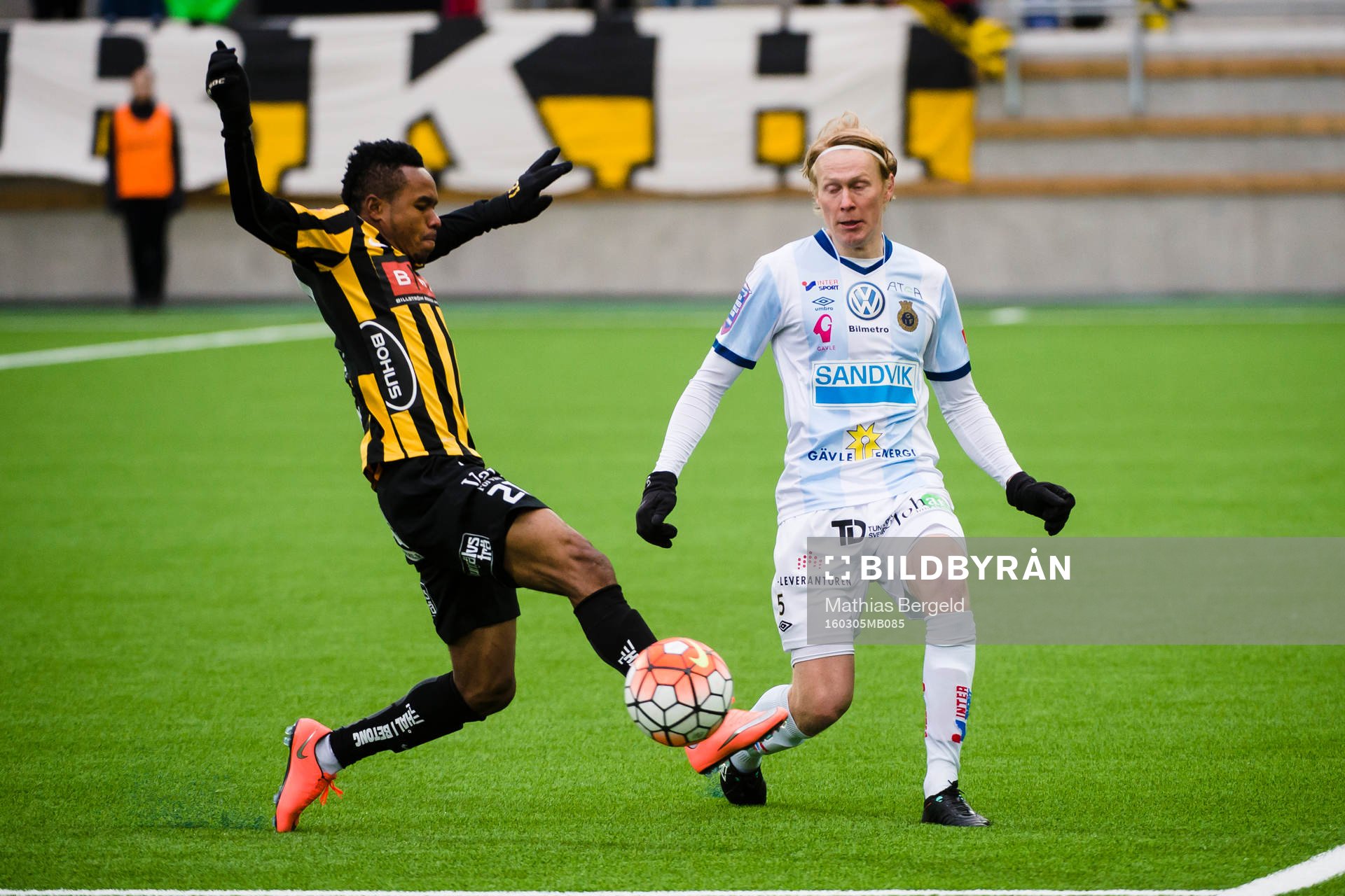 Häckens Nasiru Mohammed och Gefles Jacob Ericsson