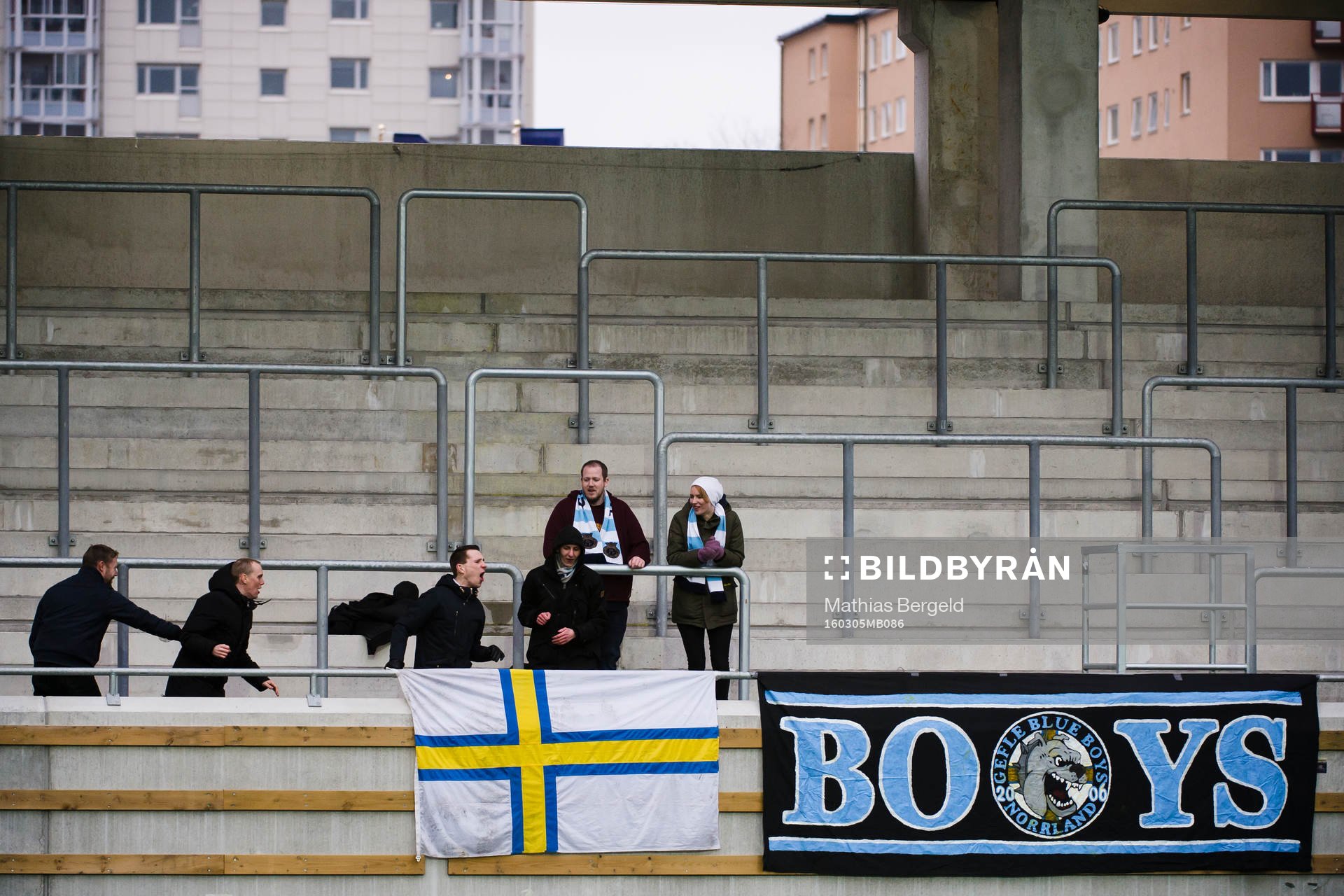 under fotbollsmatchen i Svenska Cupen mellan Häcken och