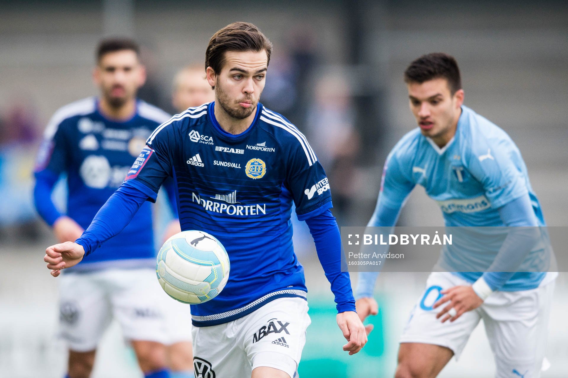 Sundsvalls Kristinn Steindorsson och Malmö FFs Vladimir