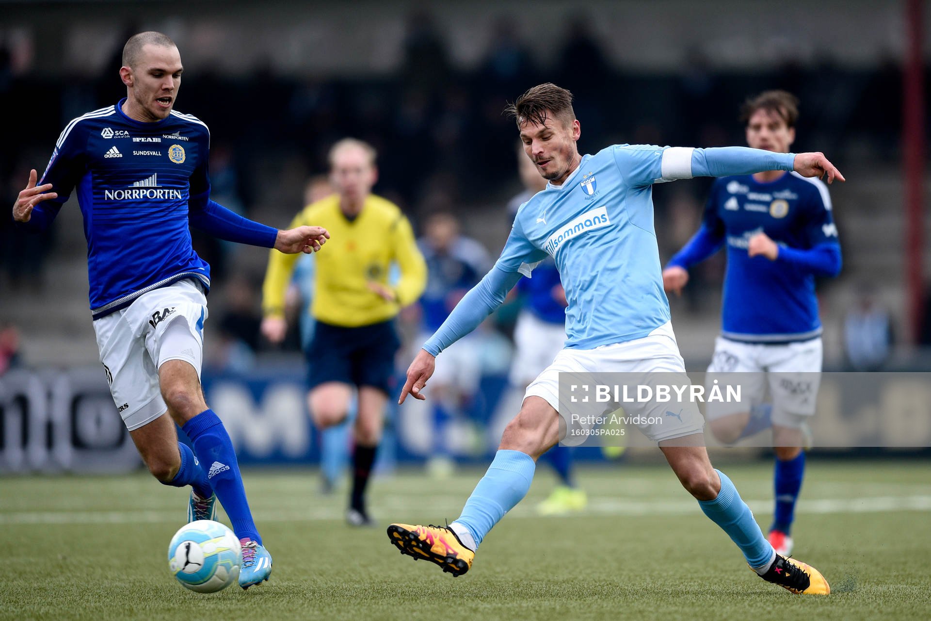 Sundsvalls Marcus Danielson och Malmö FFs Markus Rosenberg