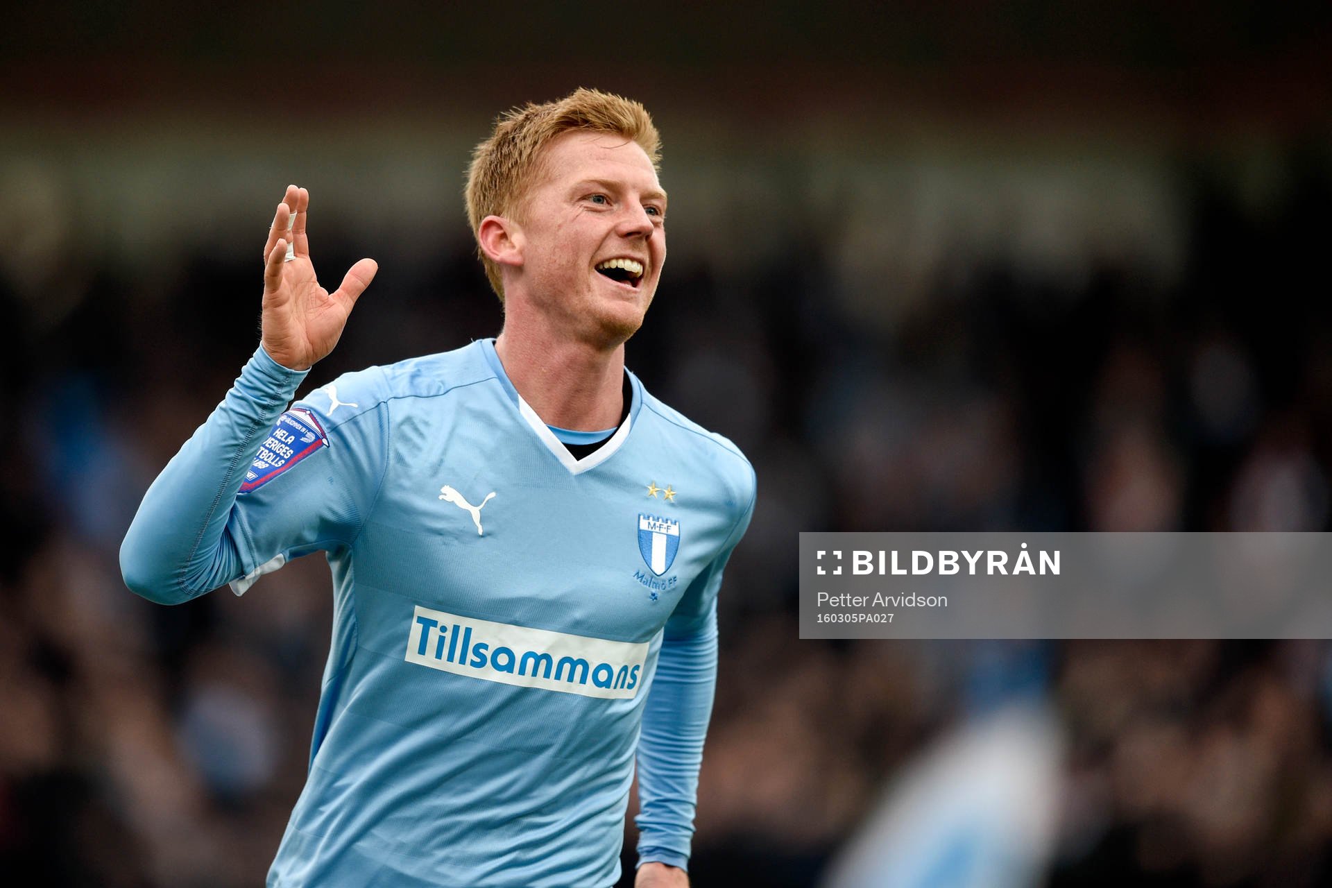 Malmö FFs Anders Christiansen jublar
