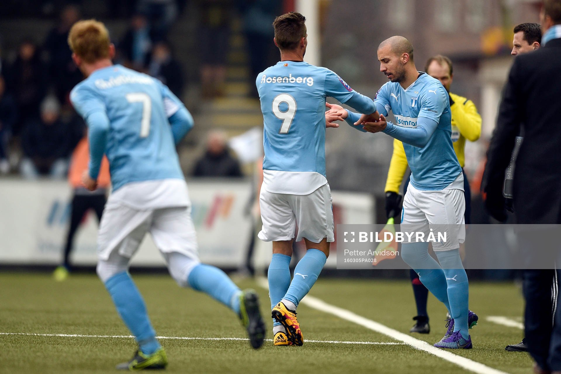 Malmö FFs Markus Rosenberg byts ut mot Guillermo Molins