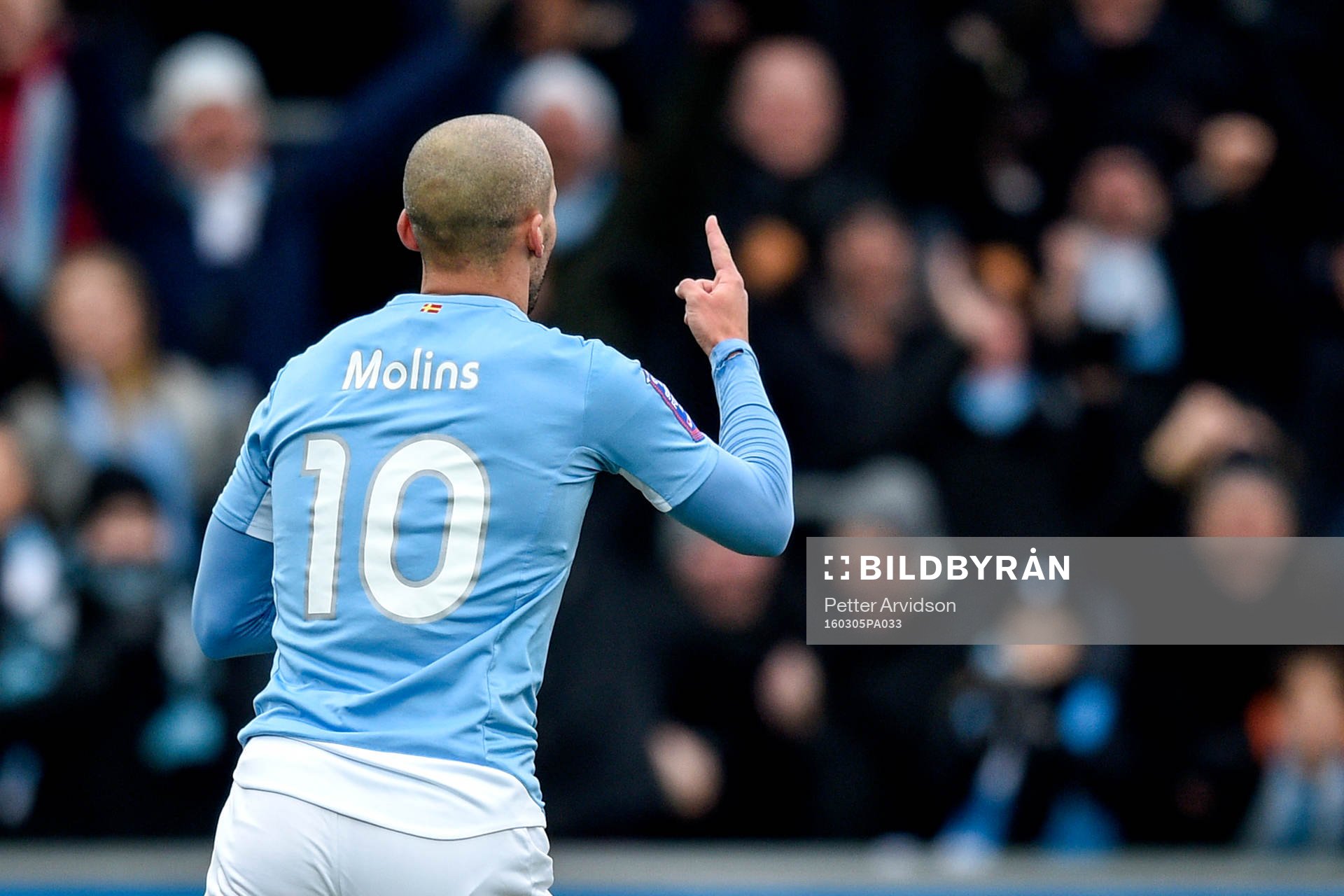 Malmö FFs Guillermo Molins jublar