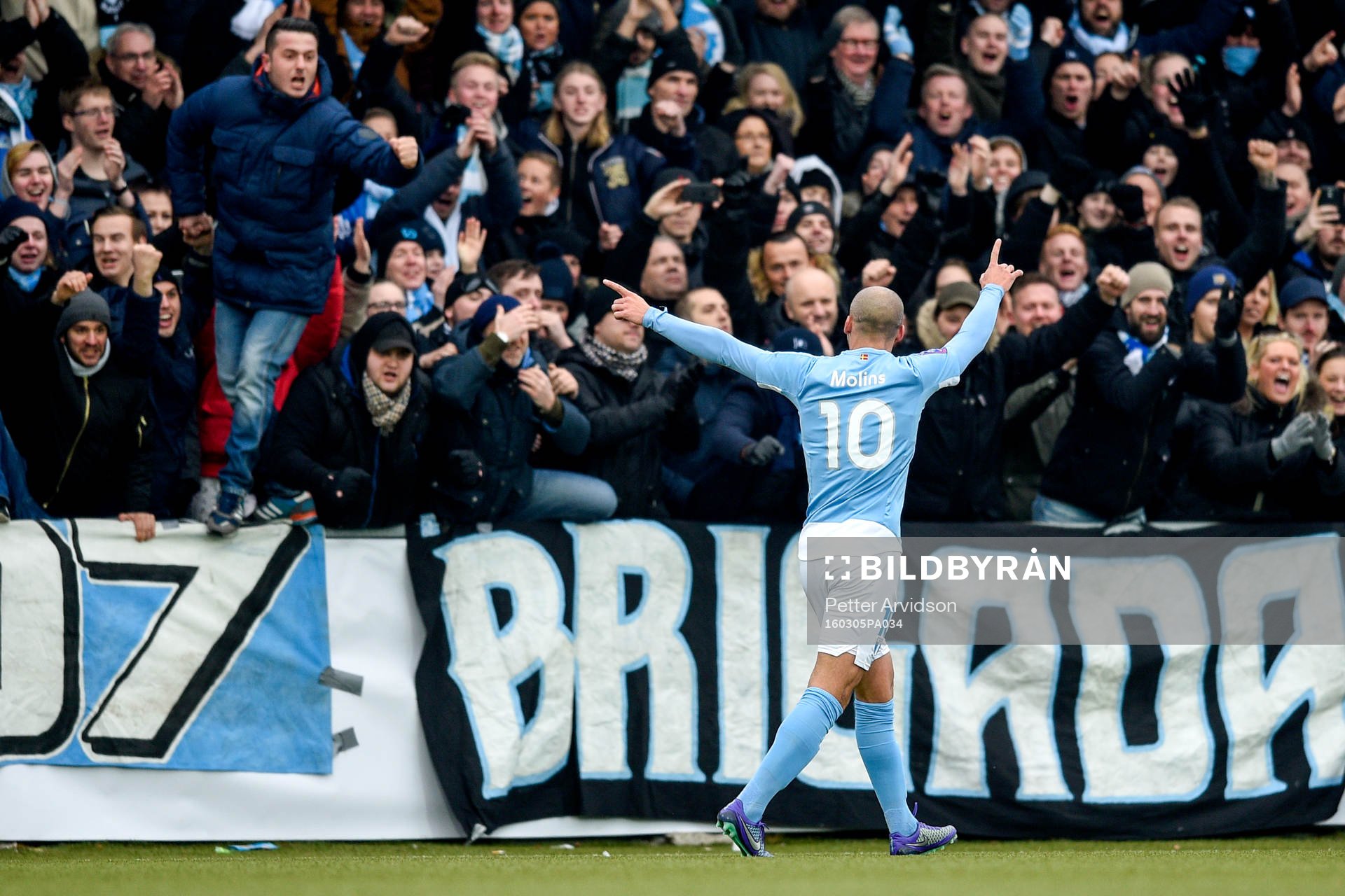 Malmö FFs Guillermo Molins jublar