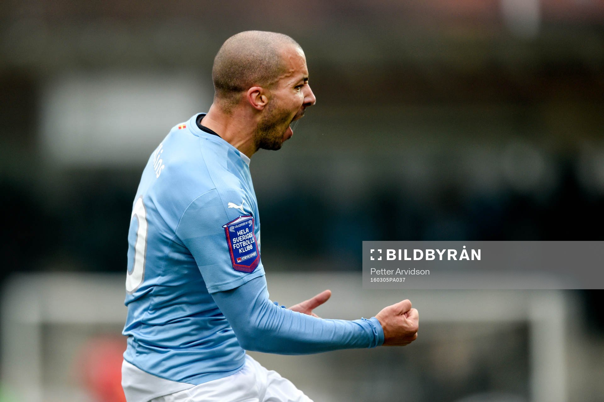 Malmö FFs Guillermo Molins jublar