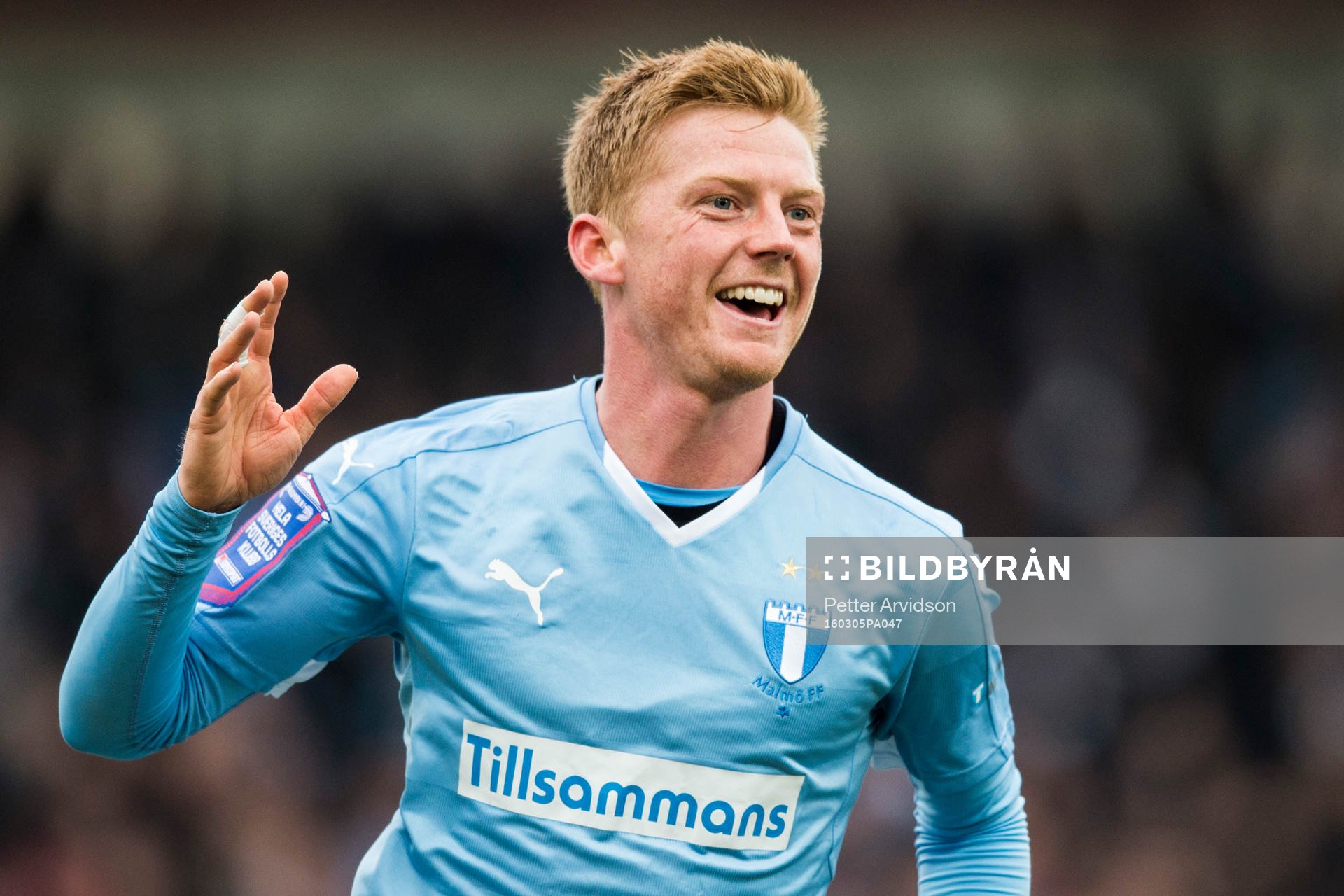 Malmö FFs Anders Christiansen jublar