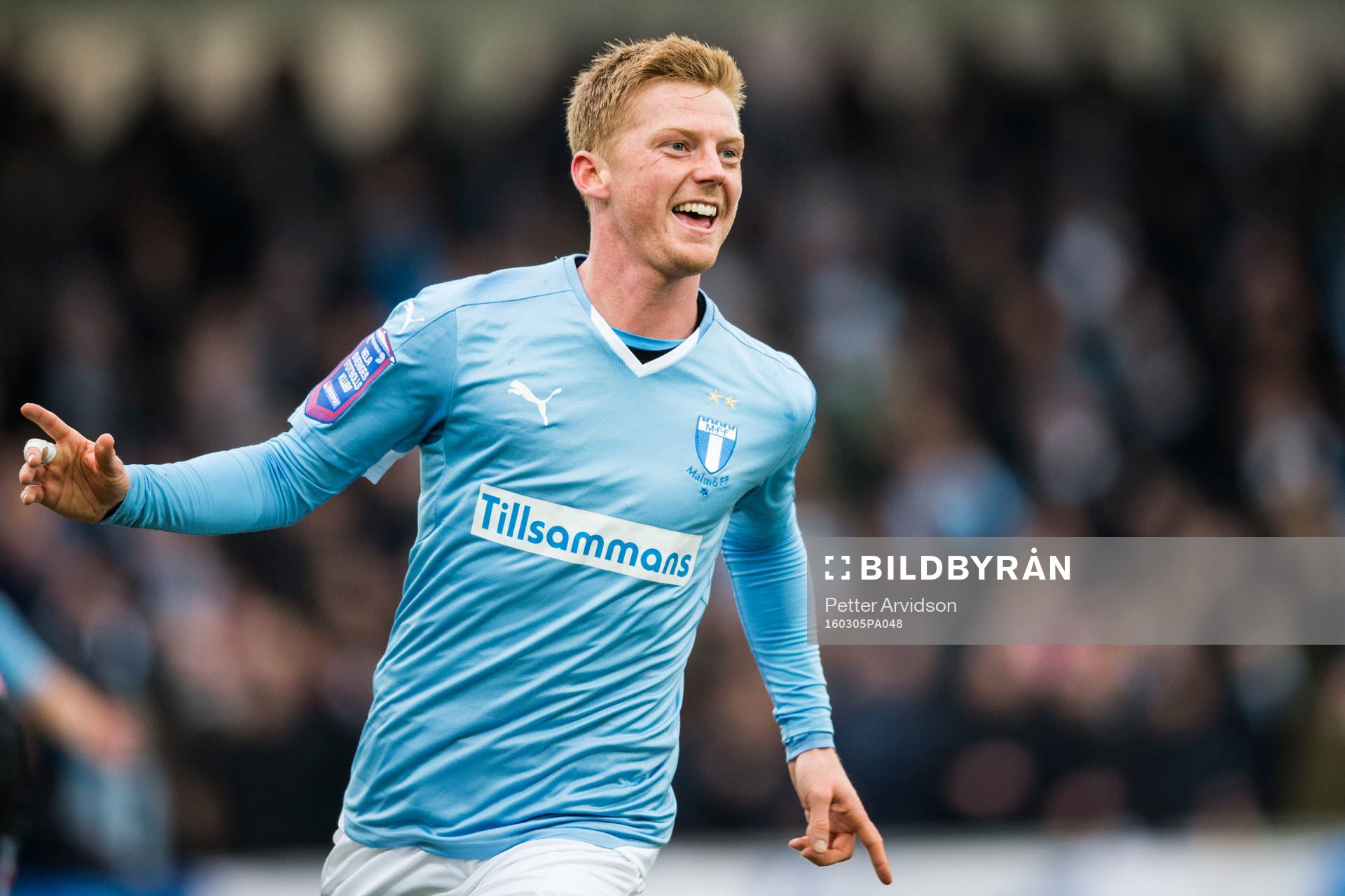 Malmö FFs Anders Christiansen jublar