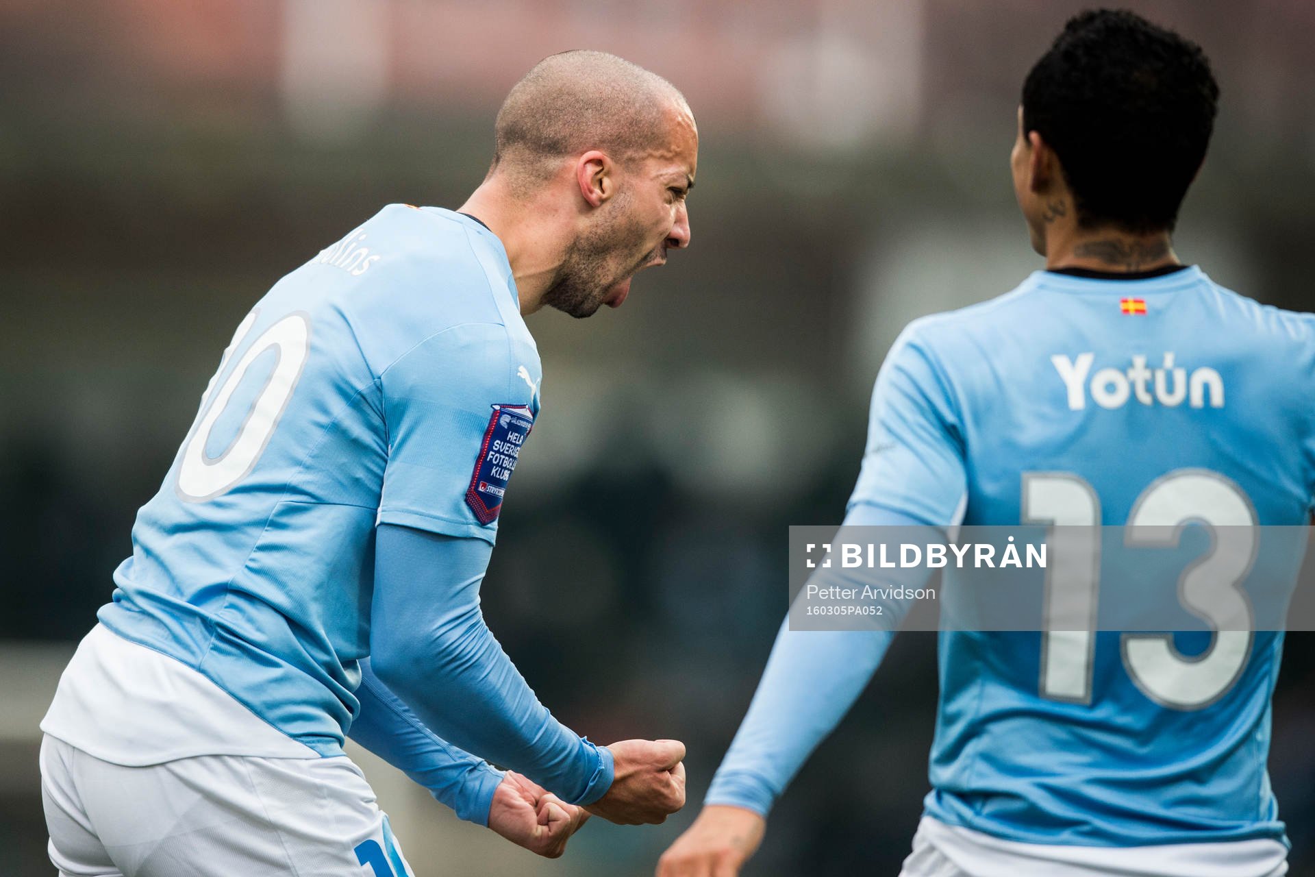 Malmö FFs Guillermo Molins jublar