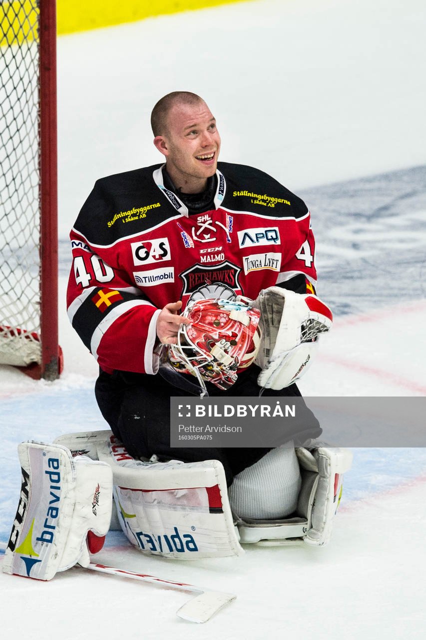 Malmö Redhawks målvakt Pontus Sjögren