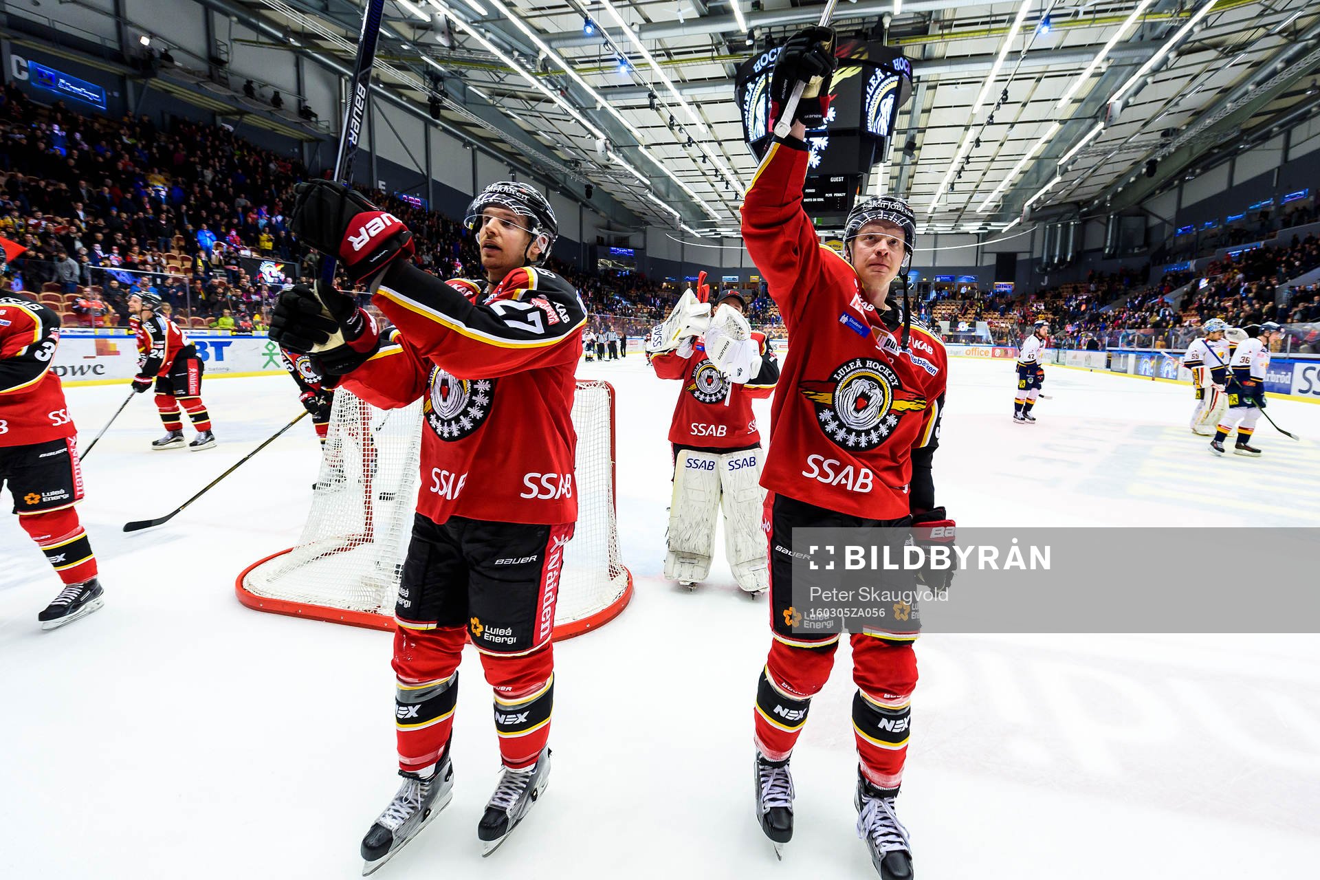 Luleås Brendan Mikkelson (v) och Lennart Petrell (h)