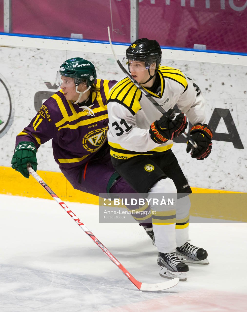 Färjestads Joakim Nygård och Brynäs Daniel Mannberg