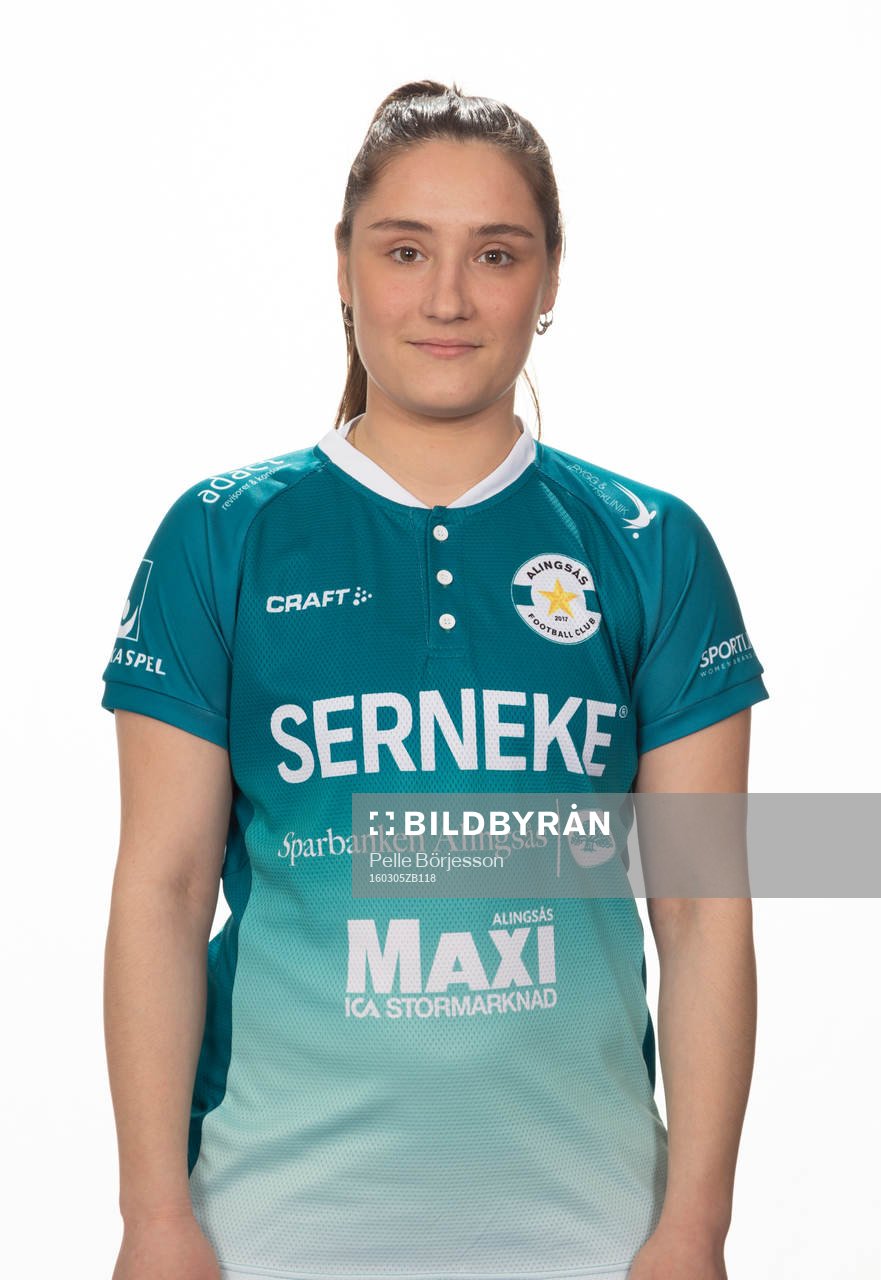 Alingsås FC United  Anna Scavo poserar för ett porträtt den 5 mars 2020 i Alingsås.