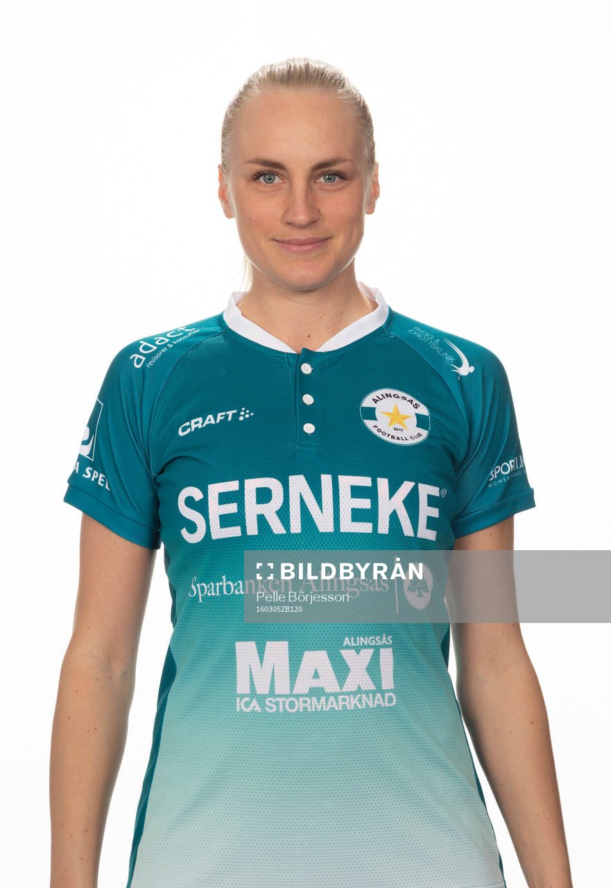 Alingsås FC United  Pernilla Milton poserar för ett porträtt den 5 mars 2020 i Alingsås.