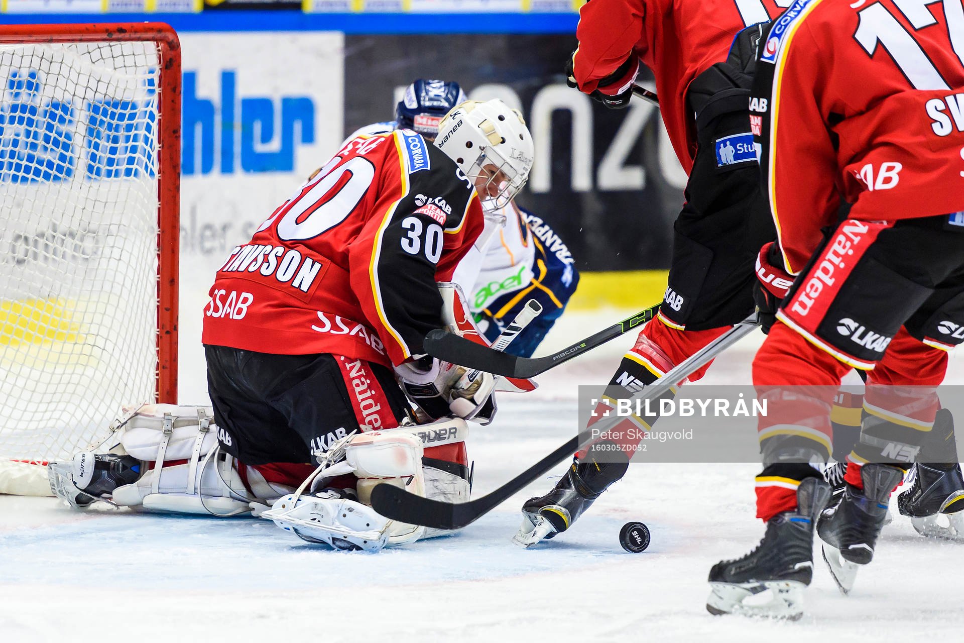 Luleås målvakt Filip Gustafsson